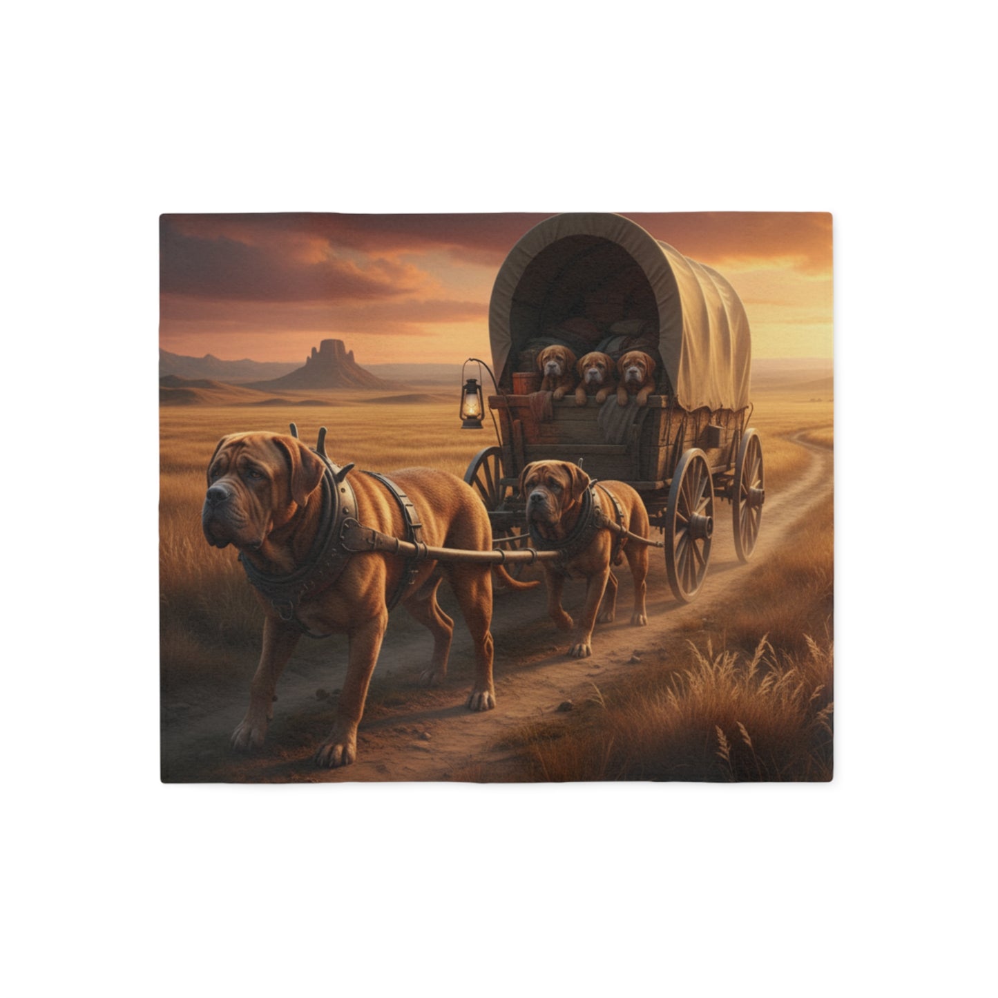 Dogue de Bordeaux Blanket