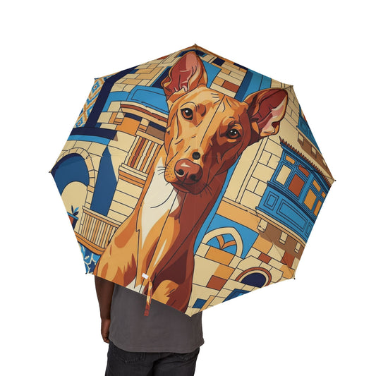 Pharaoh Hound Semi-Automatic Foldable Umbrella