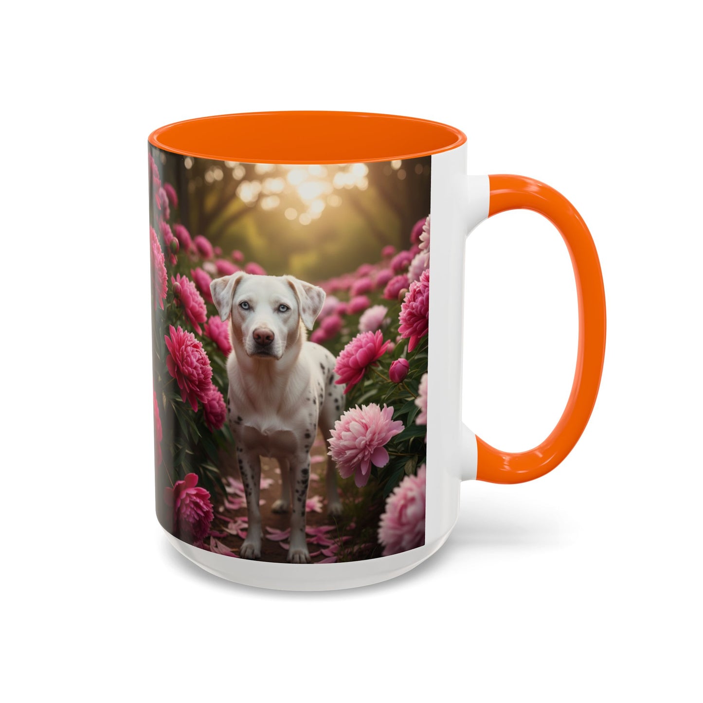 Catahoula Leopard Dog Accent Mug – Ceramic Coffee Cup