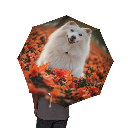 Indian Spitz Semi-Automatic Foldable Umbrella