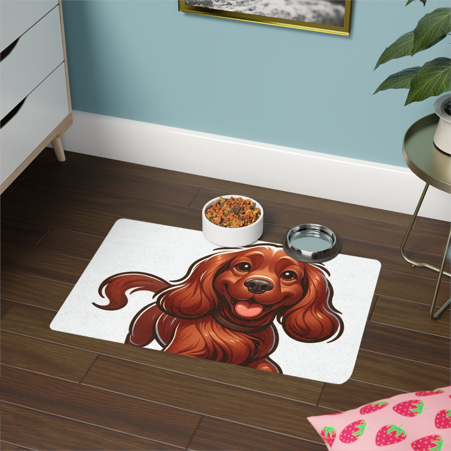 Pet Food Mat (12x18) - Sussex Spaniel