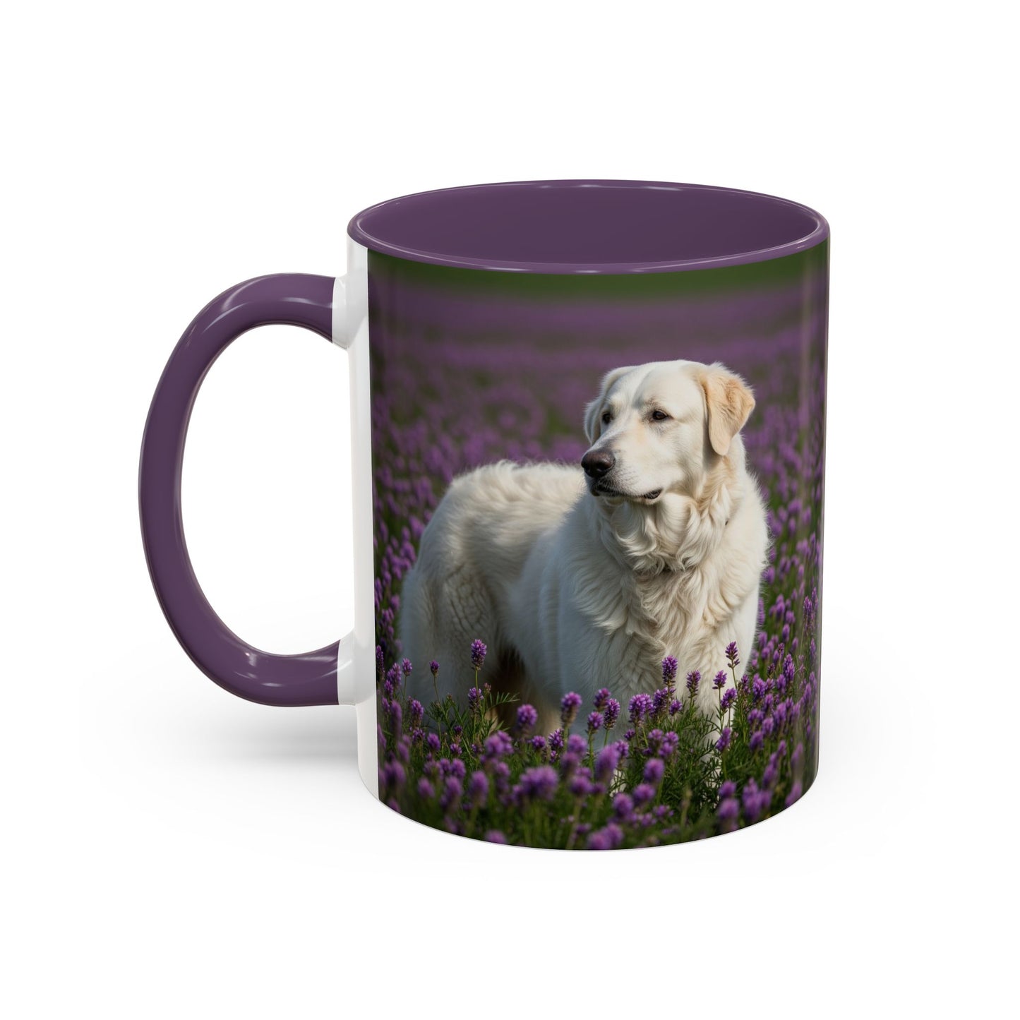 Taza de café con acento Kuvasz: regalo perfecto para los amantes de los perros
