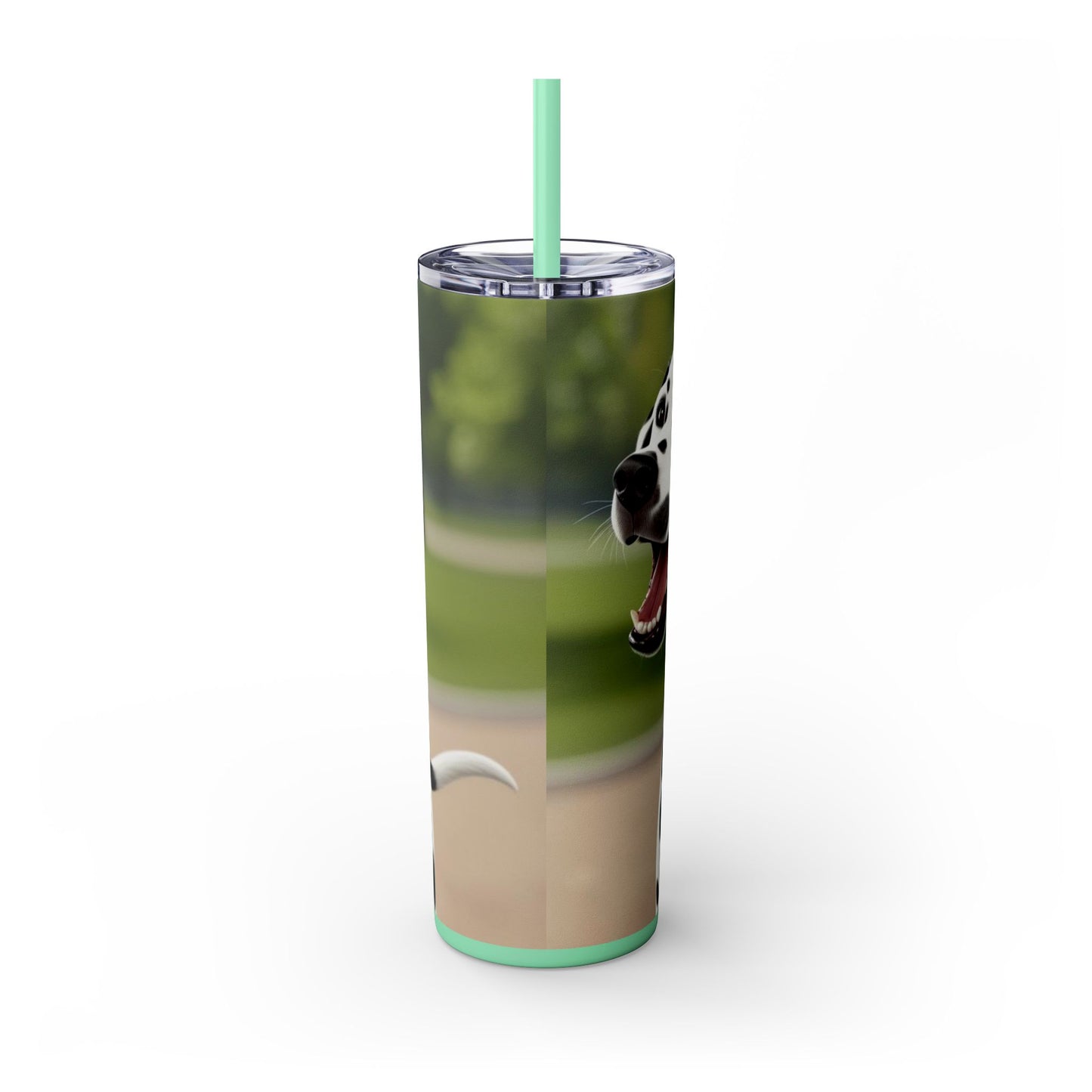 Skinny Tumbler with Straw – 20 oz Stainless Steel Cup