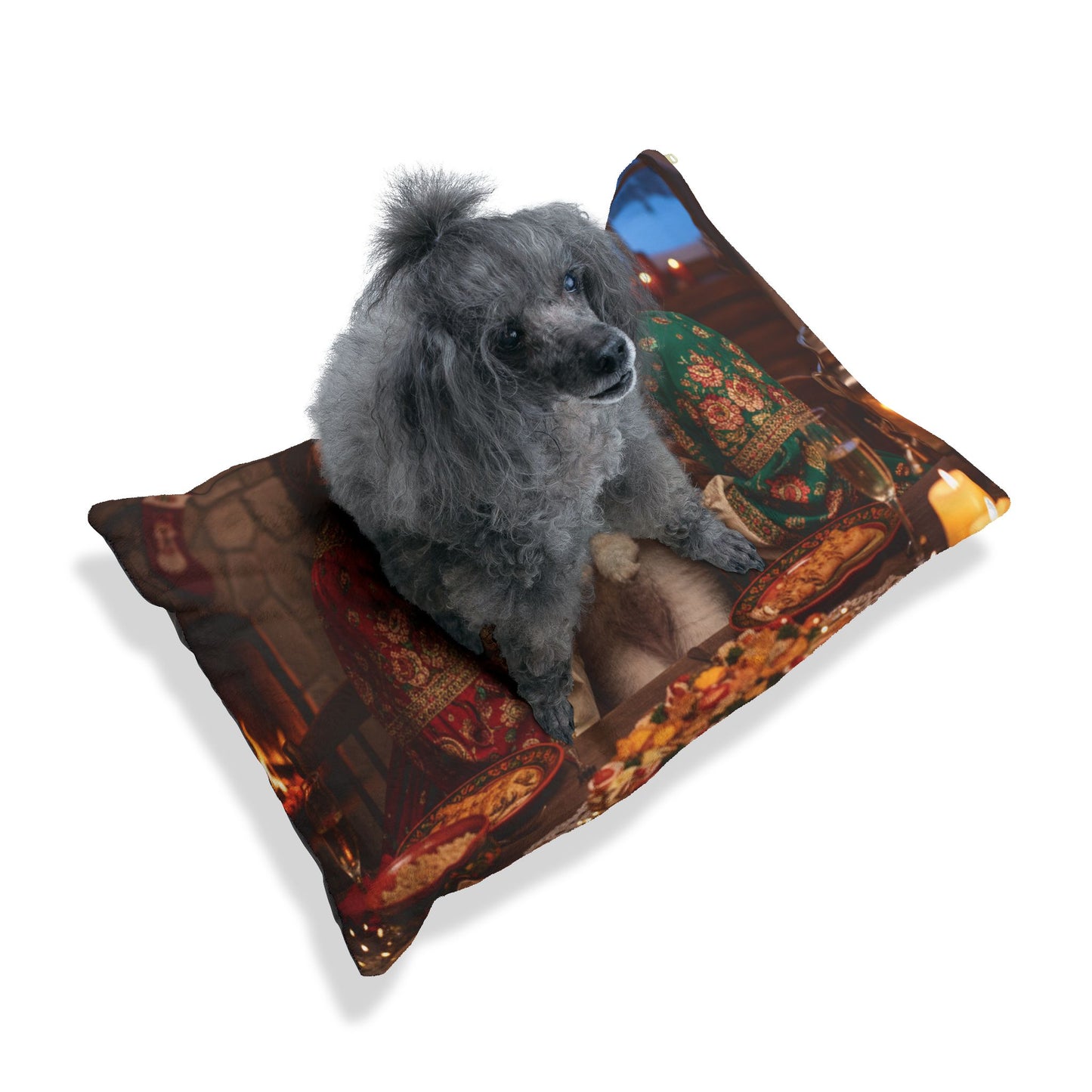 Russian Holiday Feast Pet Bed