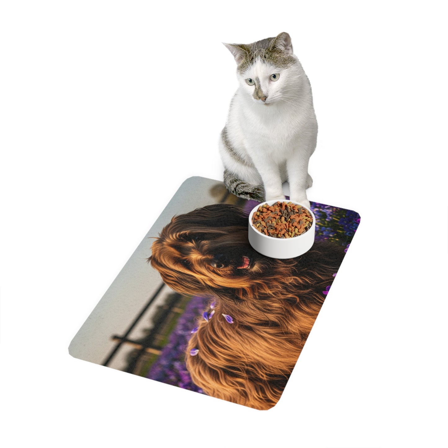 Pet Food Mat (12x18) - Briard