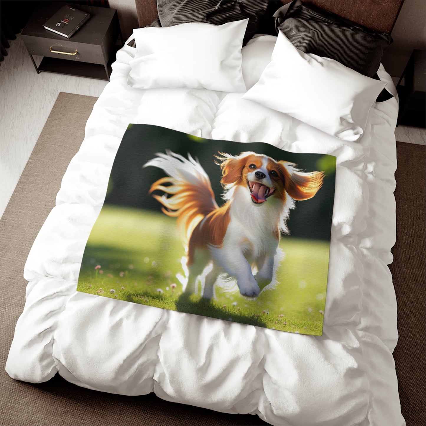 Nederlandse Kooikerhondje Sweatshirt Blanket