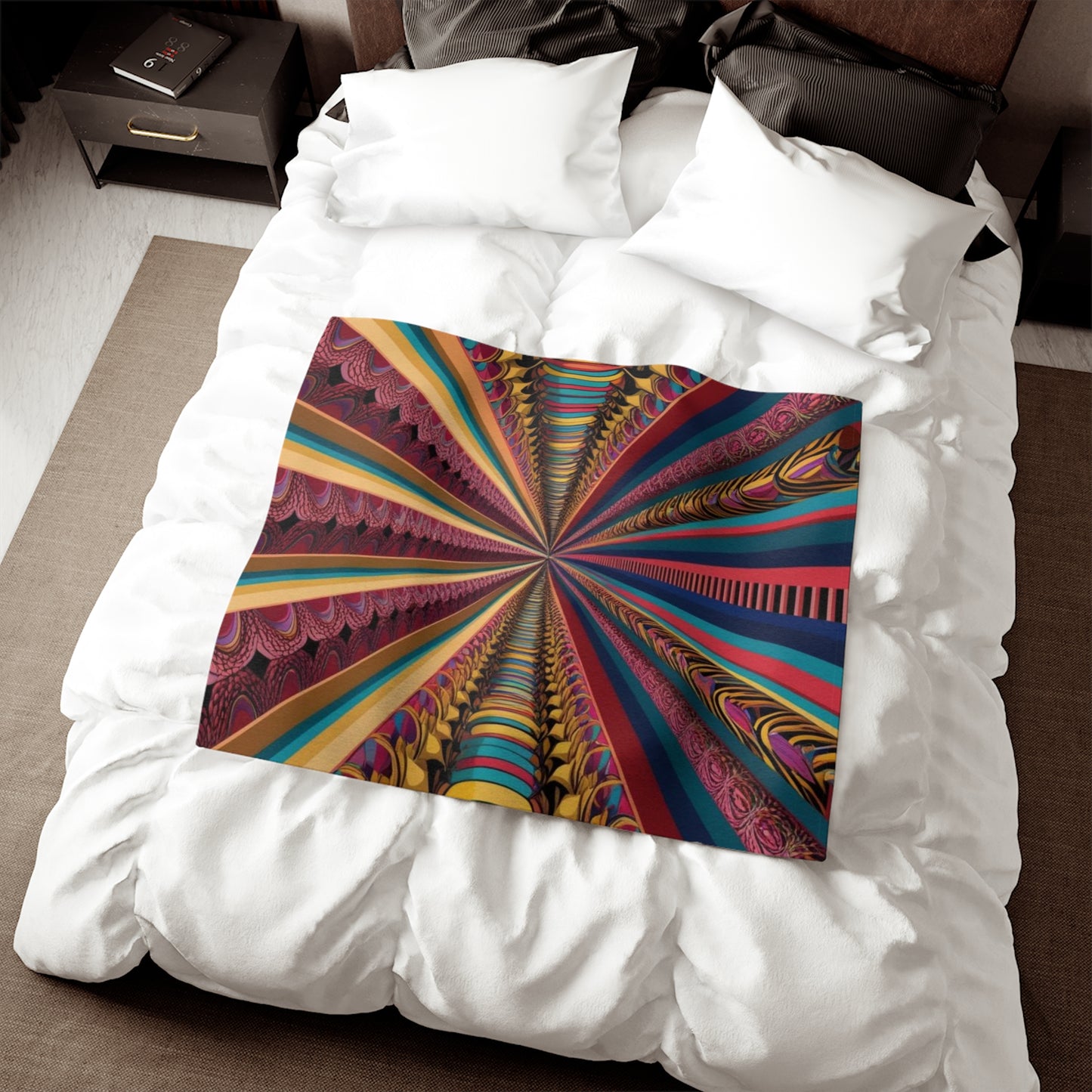Optical Illusion Sweatshirt Blanket