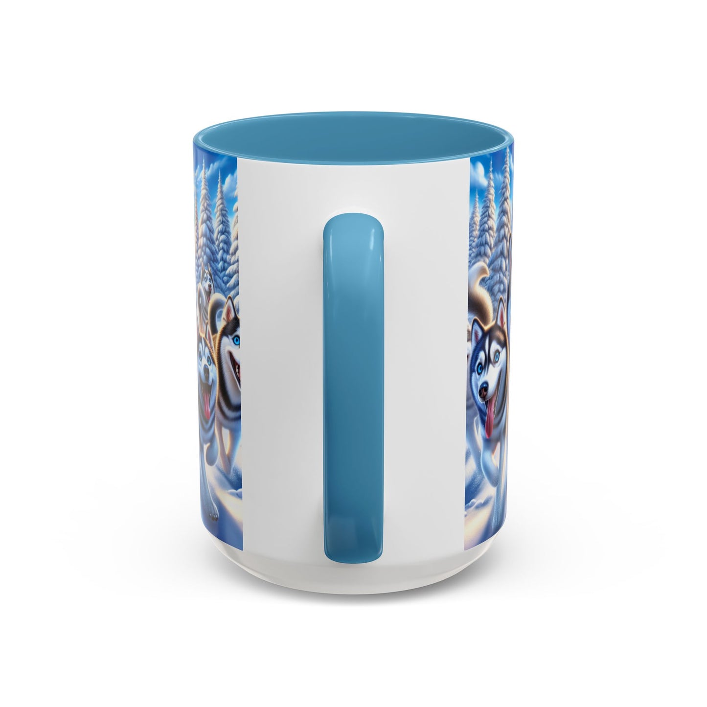 Siberian Husky Accent Coffee Mug - Perfect Gift for Dog Lovers