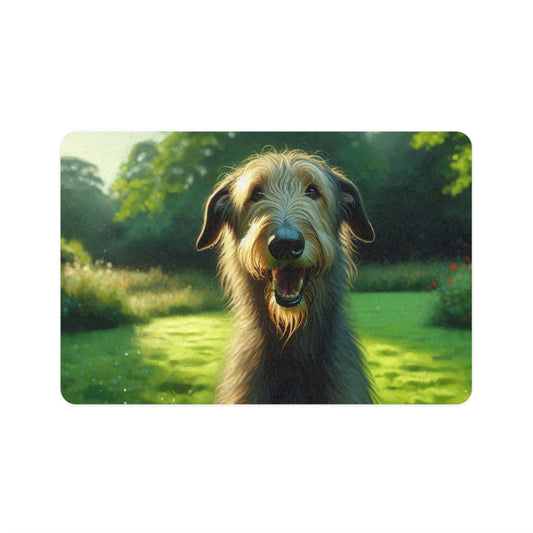 Pet Food Mat (12x18) - Irish Wolfhound