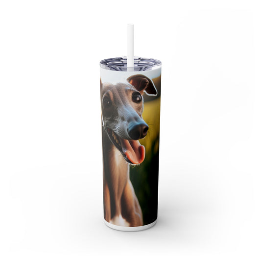 Greyhound Tumbler with Straw, 20oz