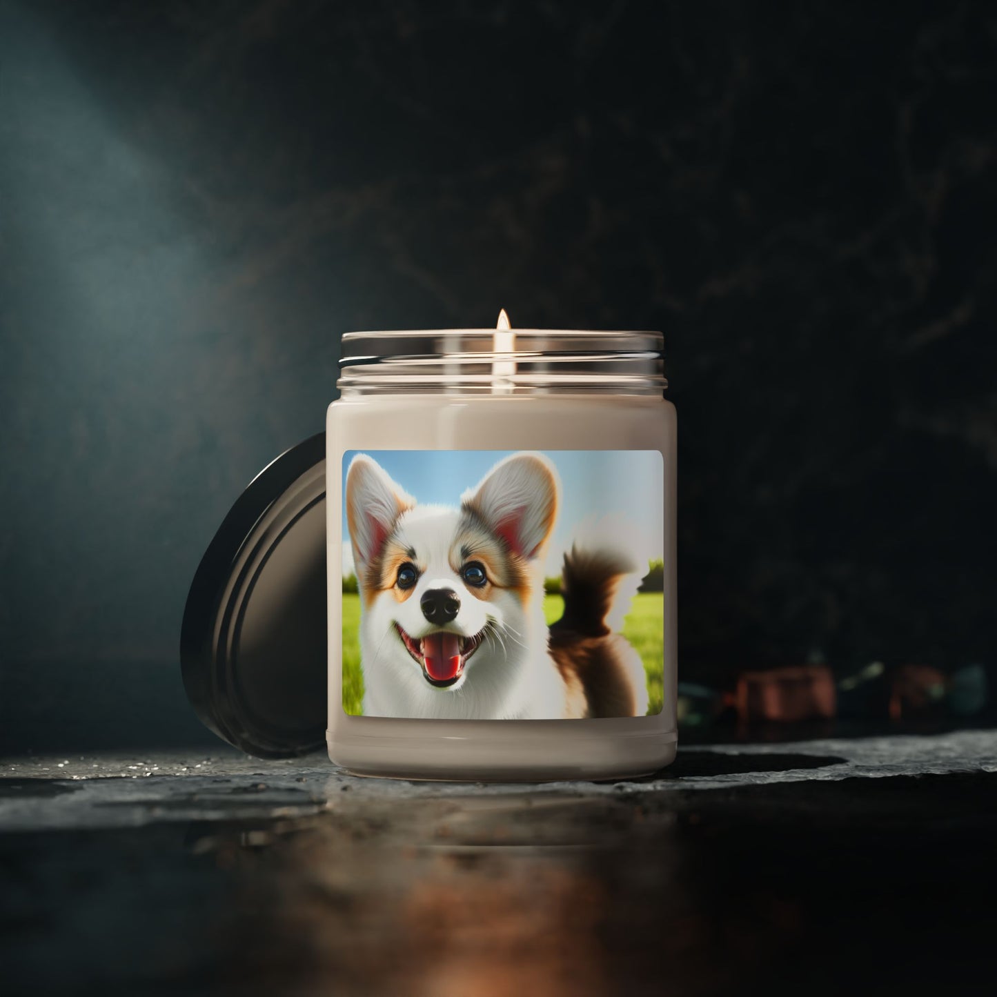 Welsh Corgi Cardigan- Scented Soy Candle, 9oz