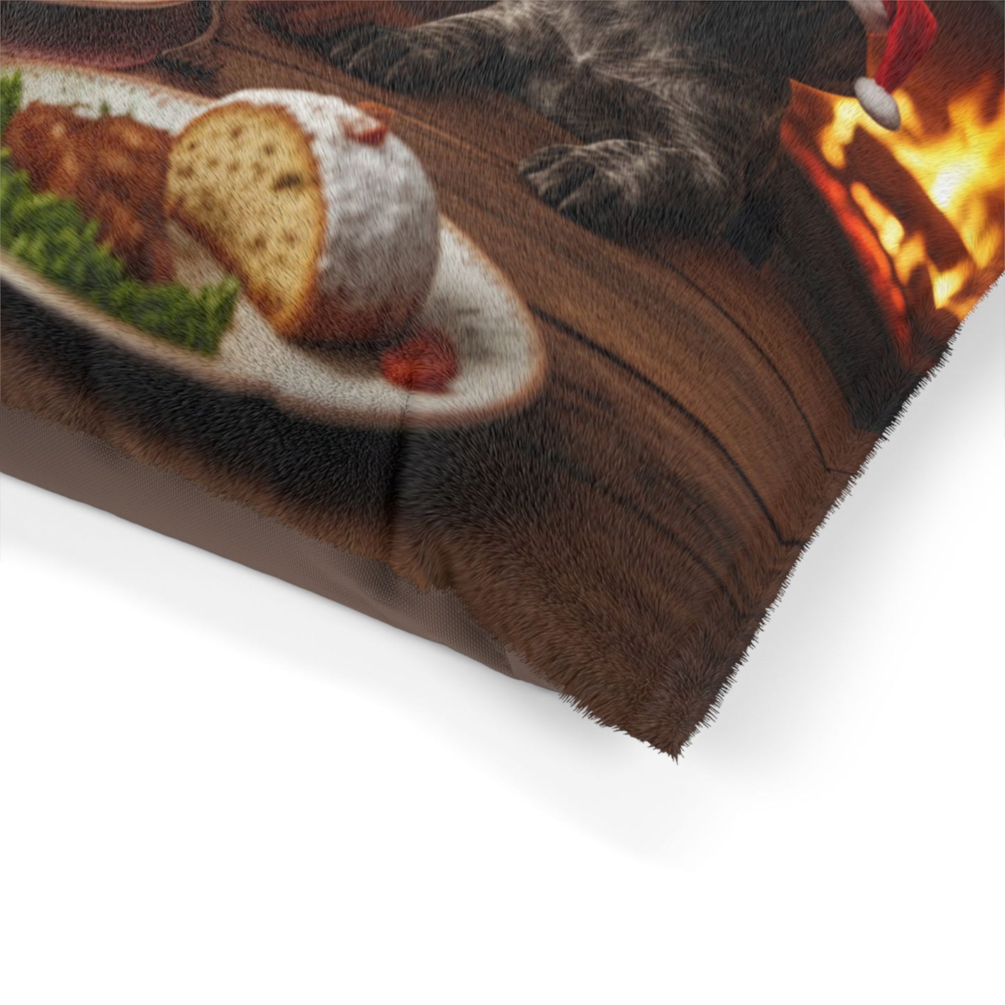 German Holiday Feast Pet Bed