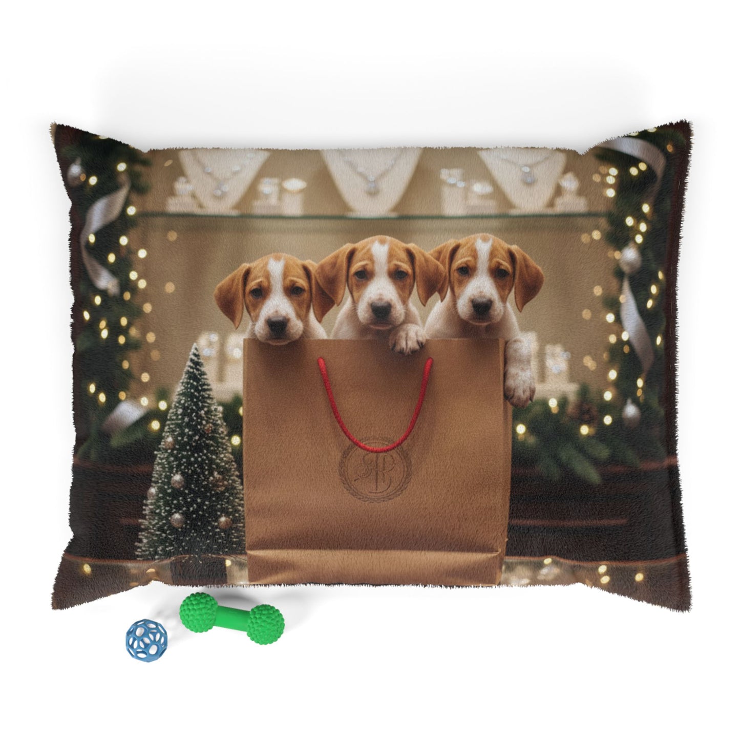 Cute Puppies in Gift Bag Dog Bed