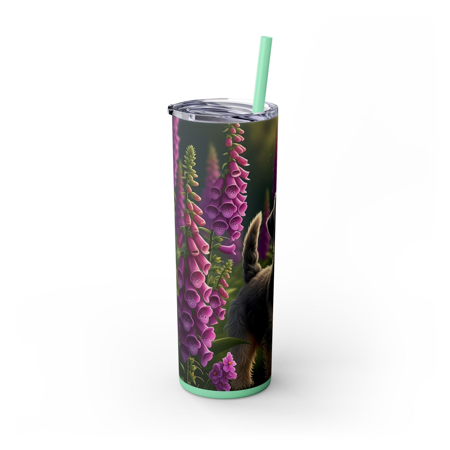 Skinny Tumbler with Straw – 20 oz Stainless Steel Cup