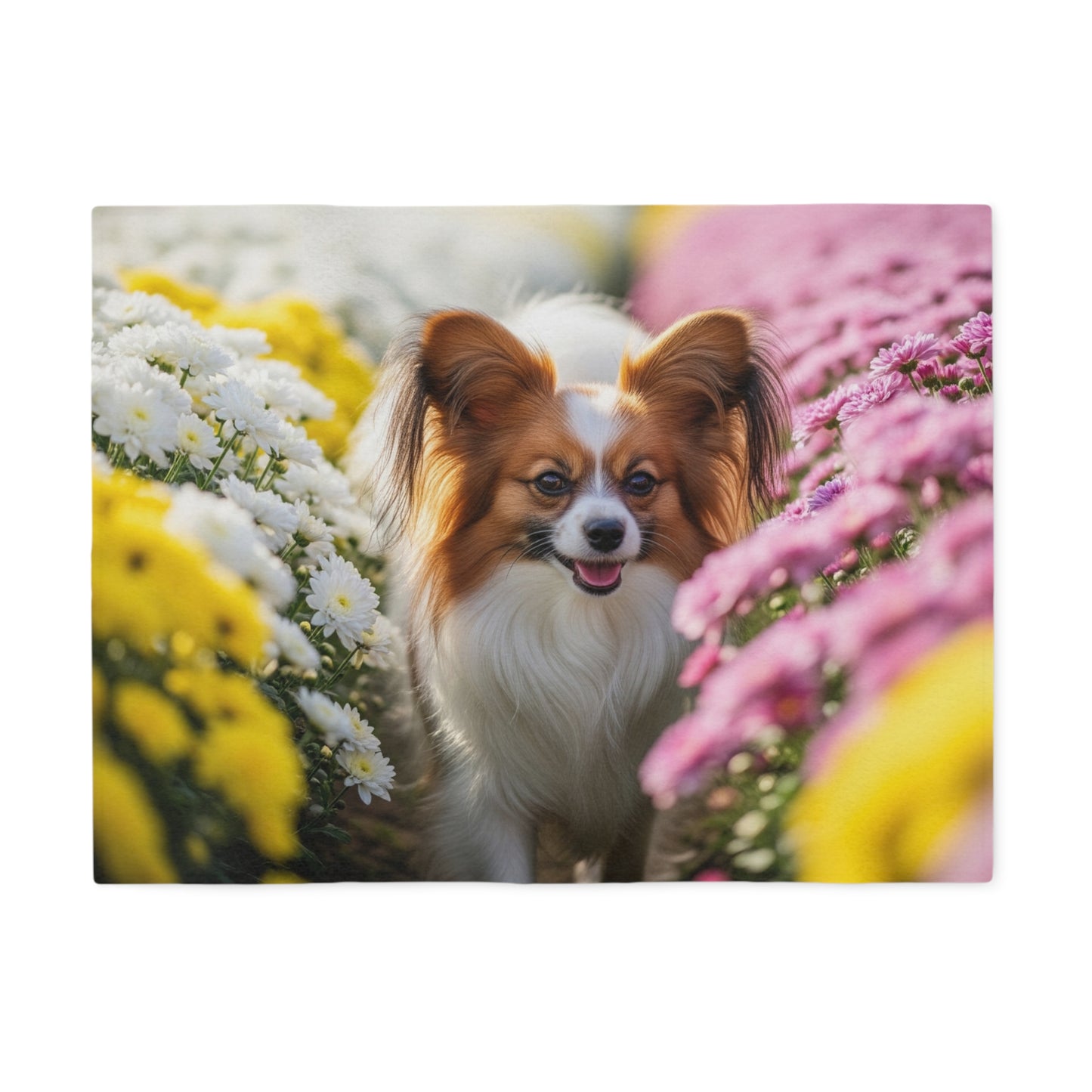 Papillon Sweatshirt Blanket