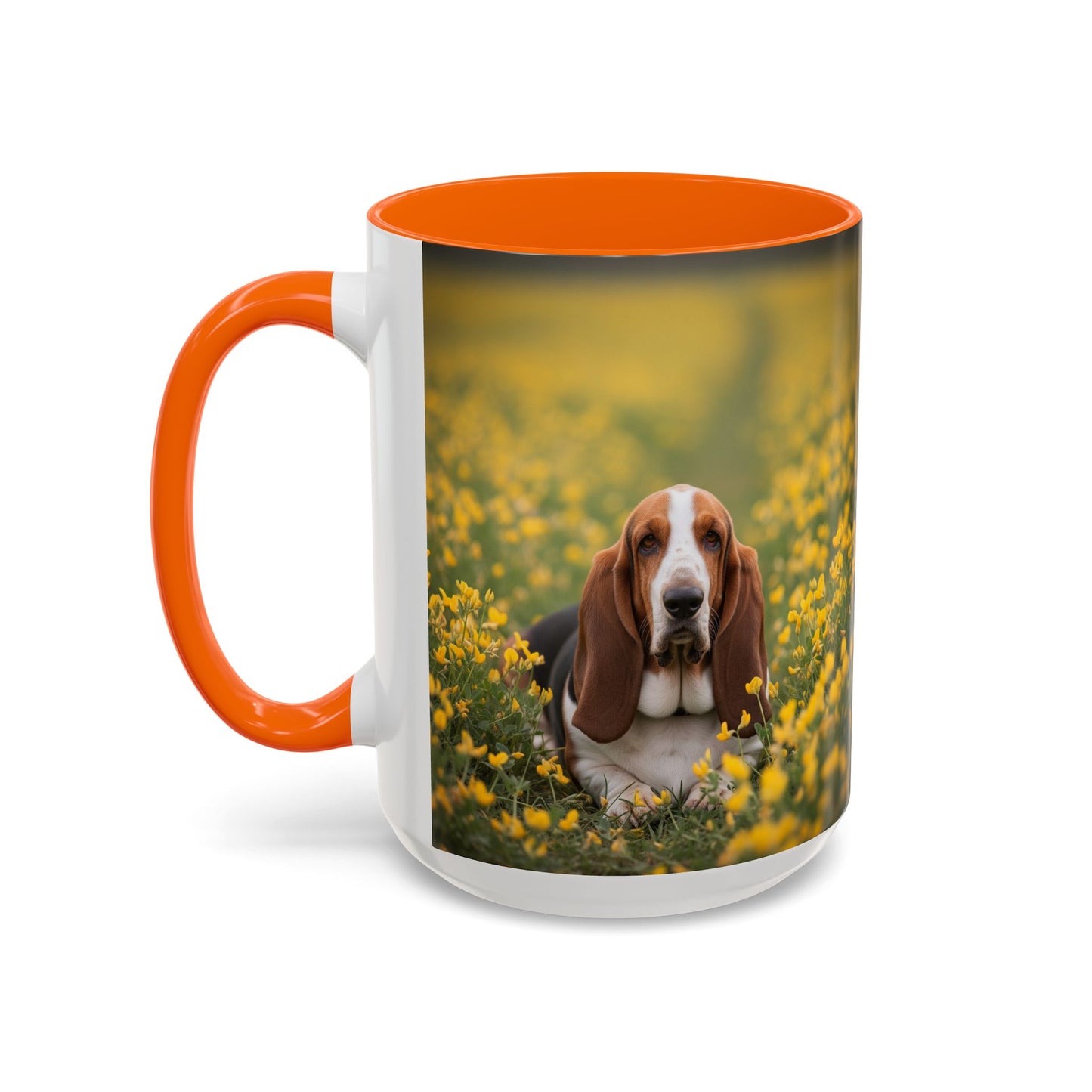 Basset Hound Accent Coffee Mug - Perfect Gift for Dog Lovers