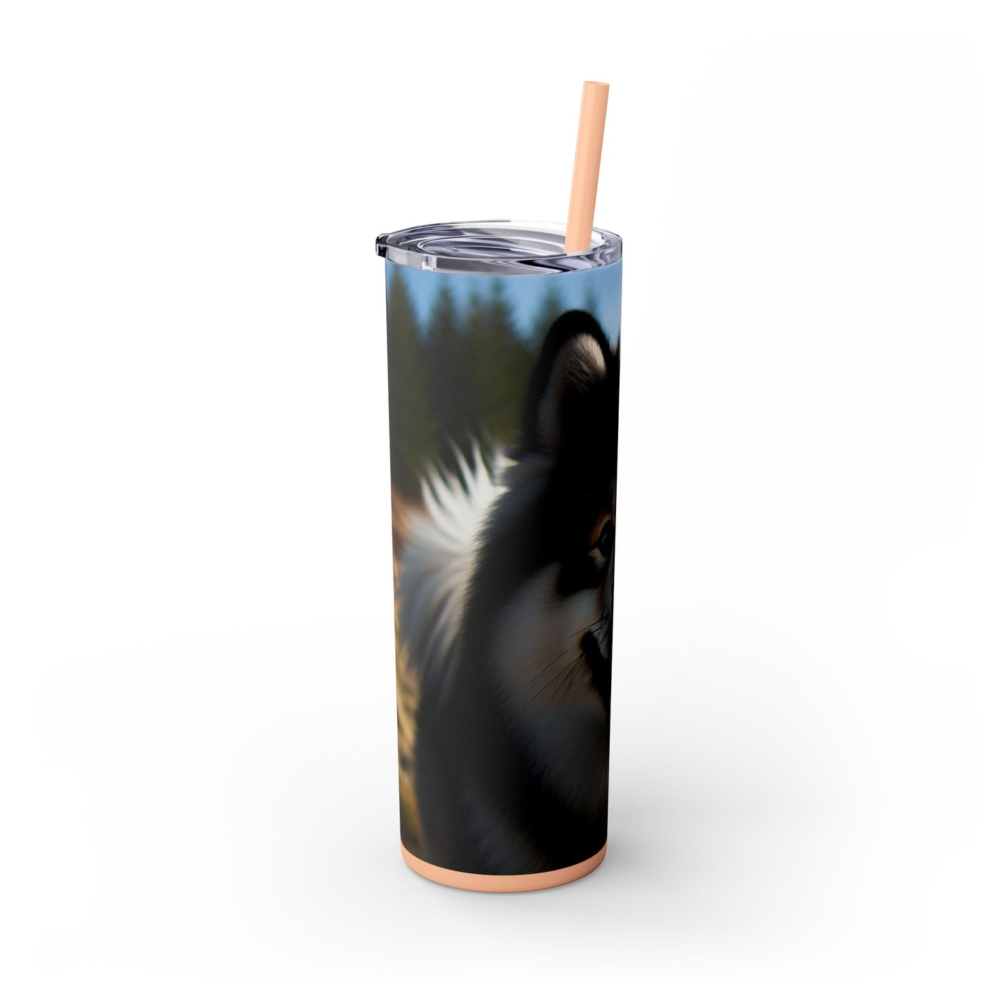 Norwegian Buhund Tumbler with Straw, 20oz