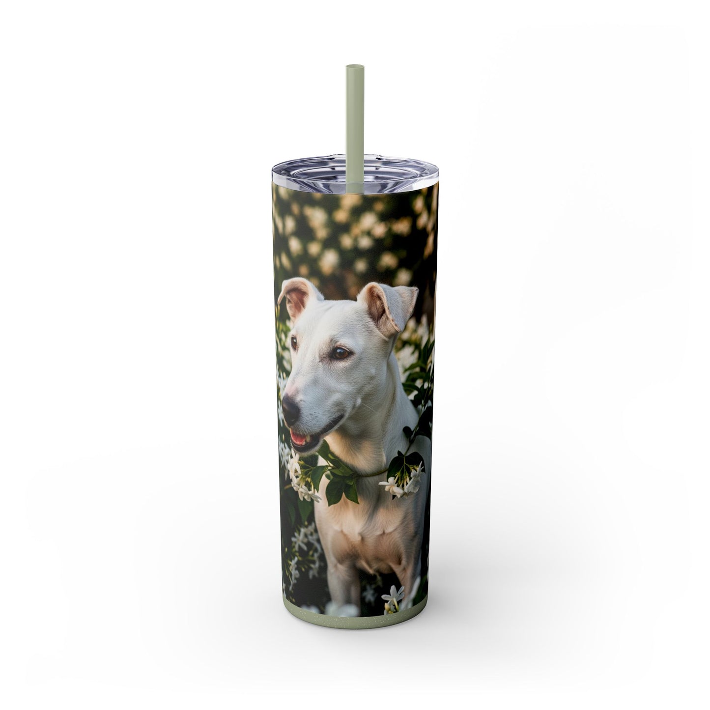 Gull Terrier Tumbler with Straw, 20oz