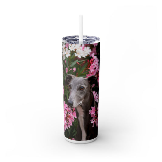 Greyhound Tumbler with Straw, 20oz