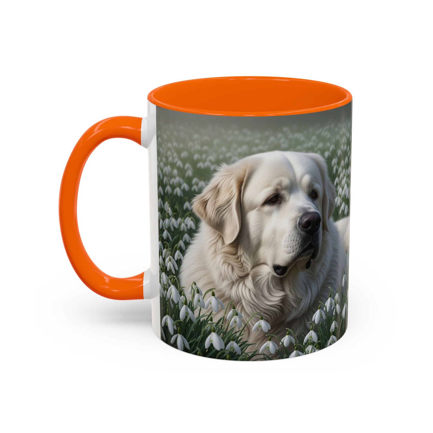 Mug à café avec motif de mastiff des Pyrénées - Cadeau idéal pour les amoureux des chiens