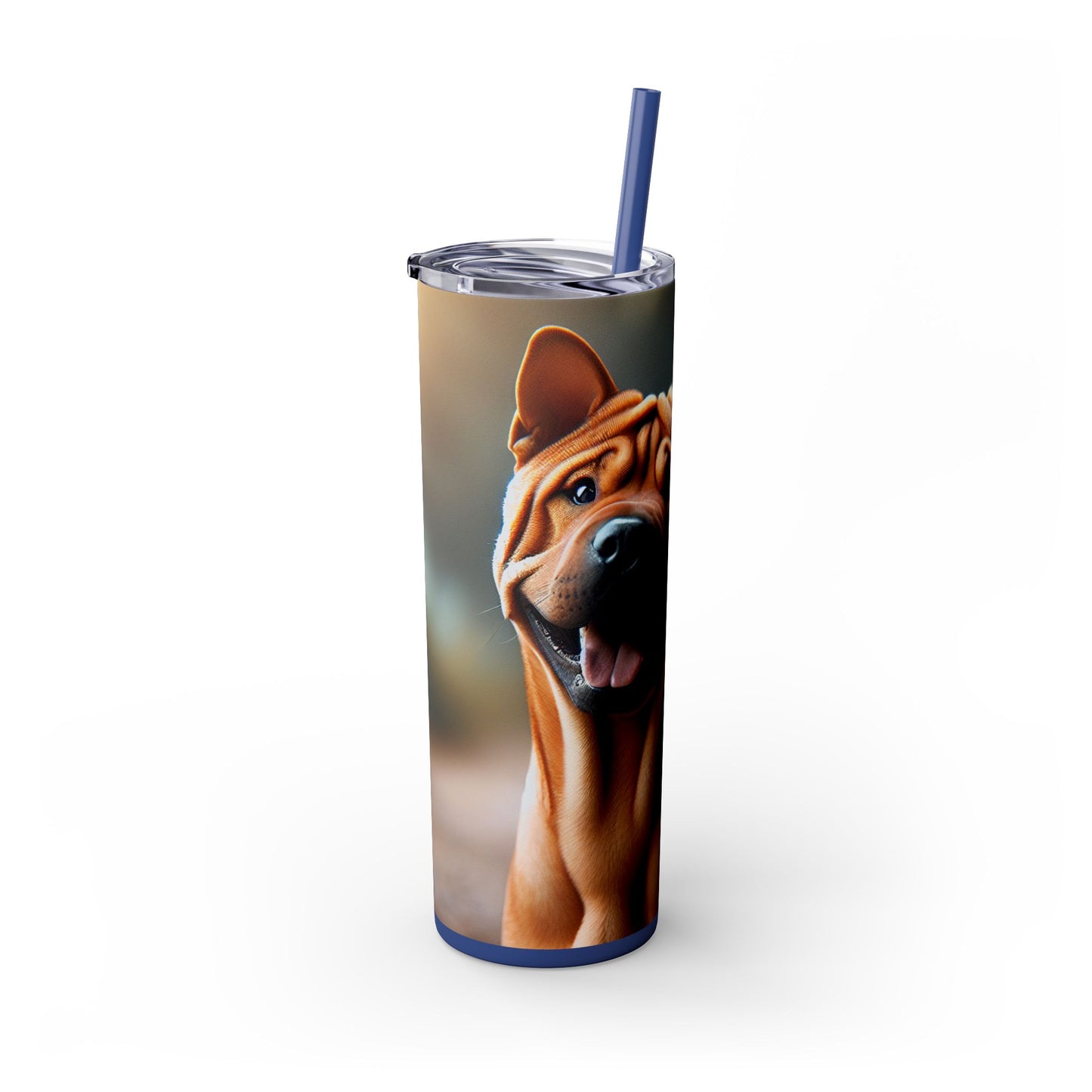 Gobelet isotherme de Chongqing (Chine) avec paille, 590 ml (20 oz).