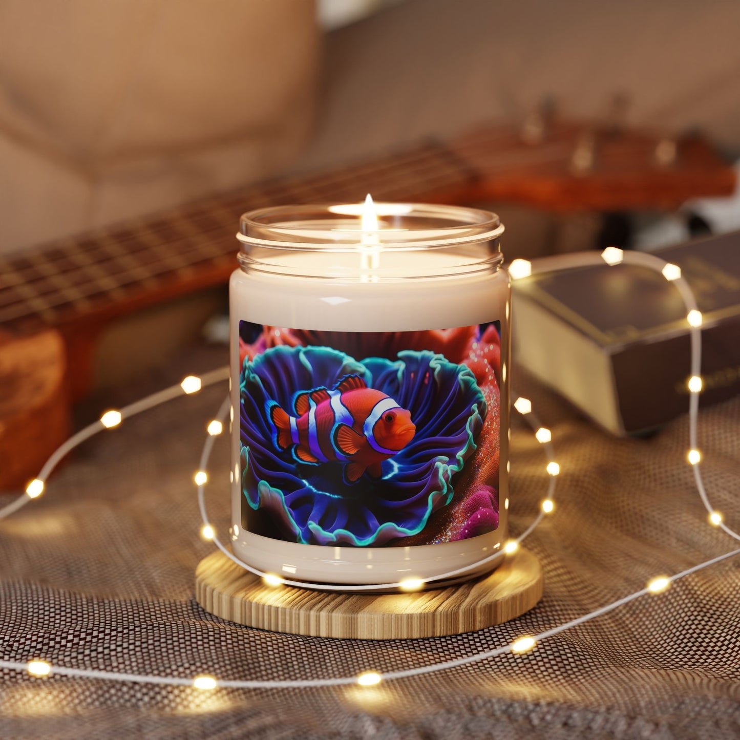 Clownfish in Anemone- Scented Soy Candle, 9oz