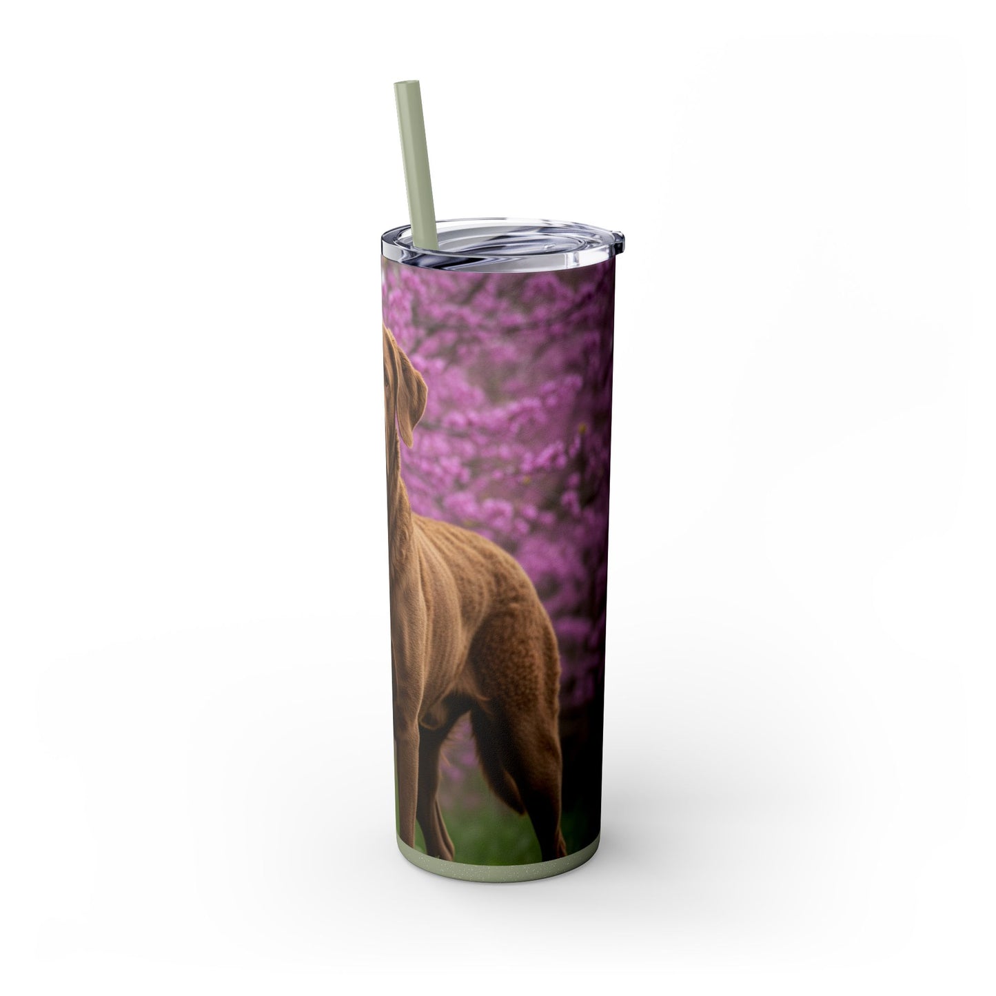 Gobelet isotherme Chesapeake Bay Retriever avec paille, 590 ml