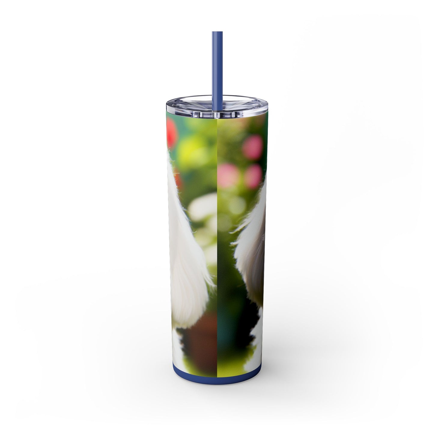 Skinny Tumbler with Straw – 20 oz Stainless Steel Cup