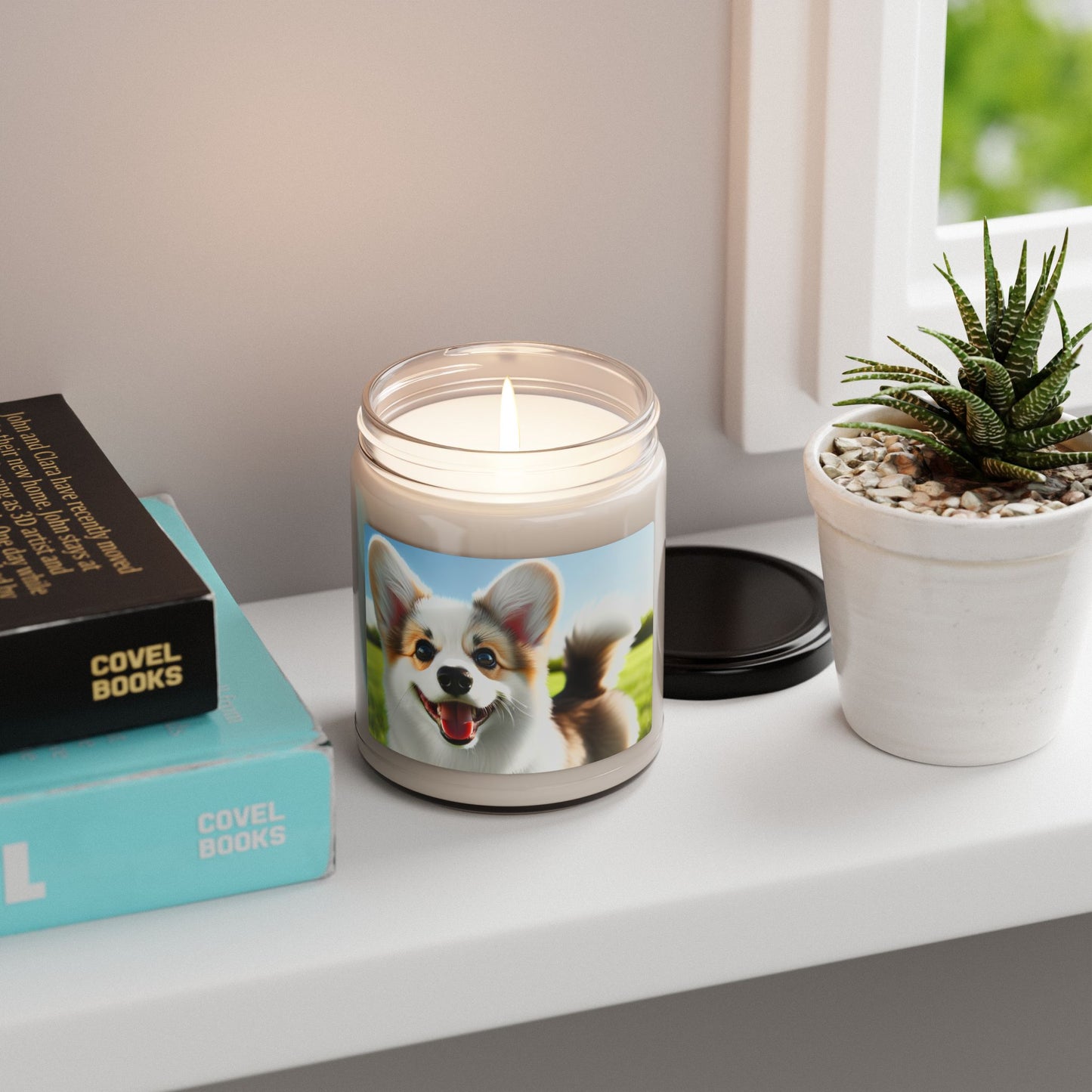 Welsh Corgi Cardigan- Scented Soy Candle, 9oz