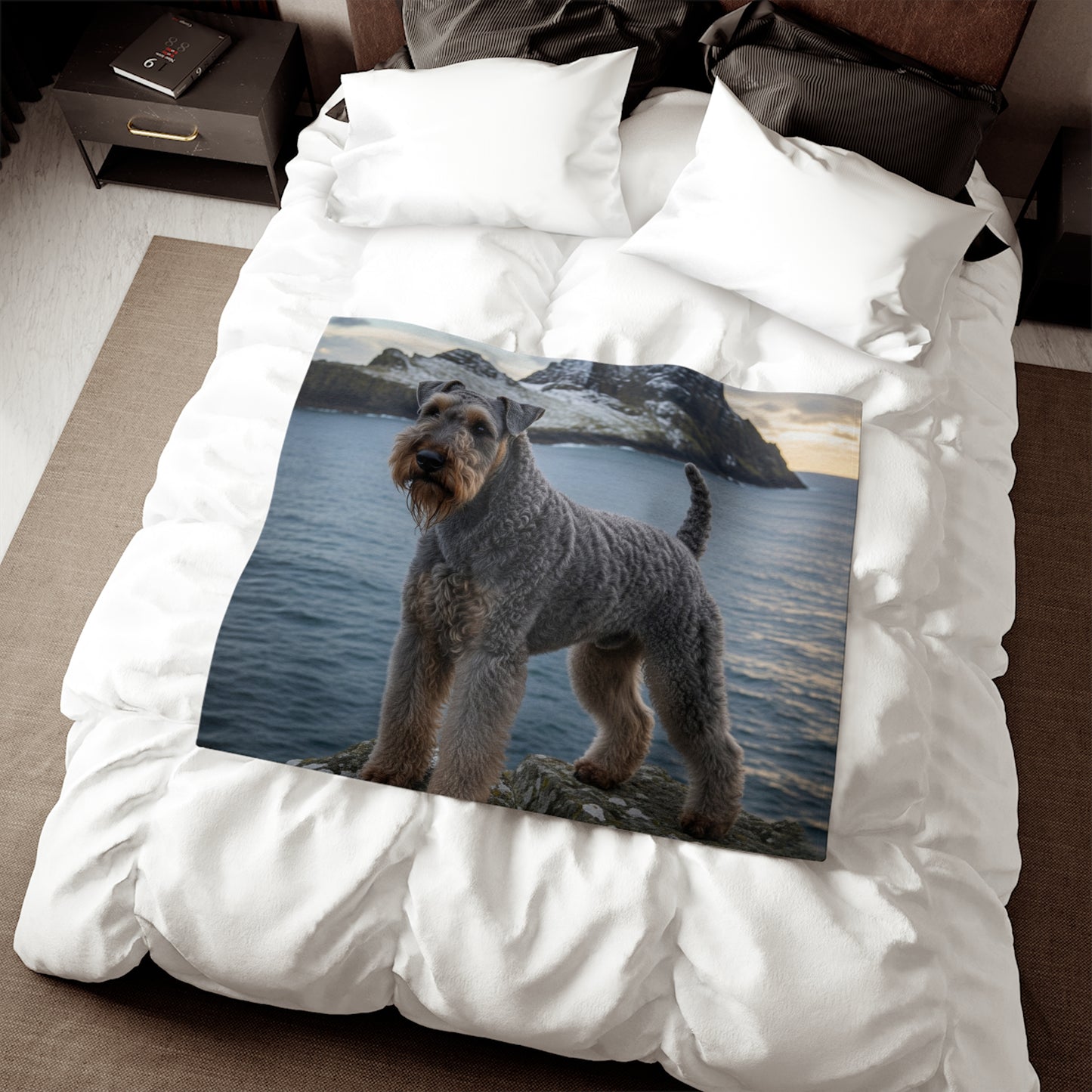 Kerry Blue Terrier Blanket