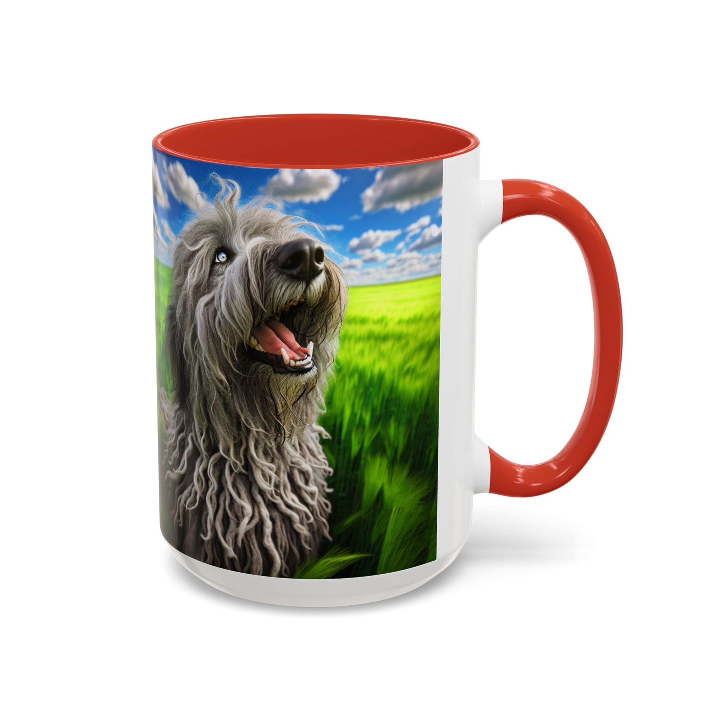Bergamasco Shepherd Dog Accent Coffee Mug - Perfect Gift for Dog Lovers