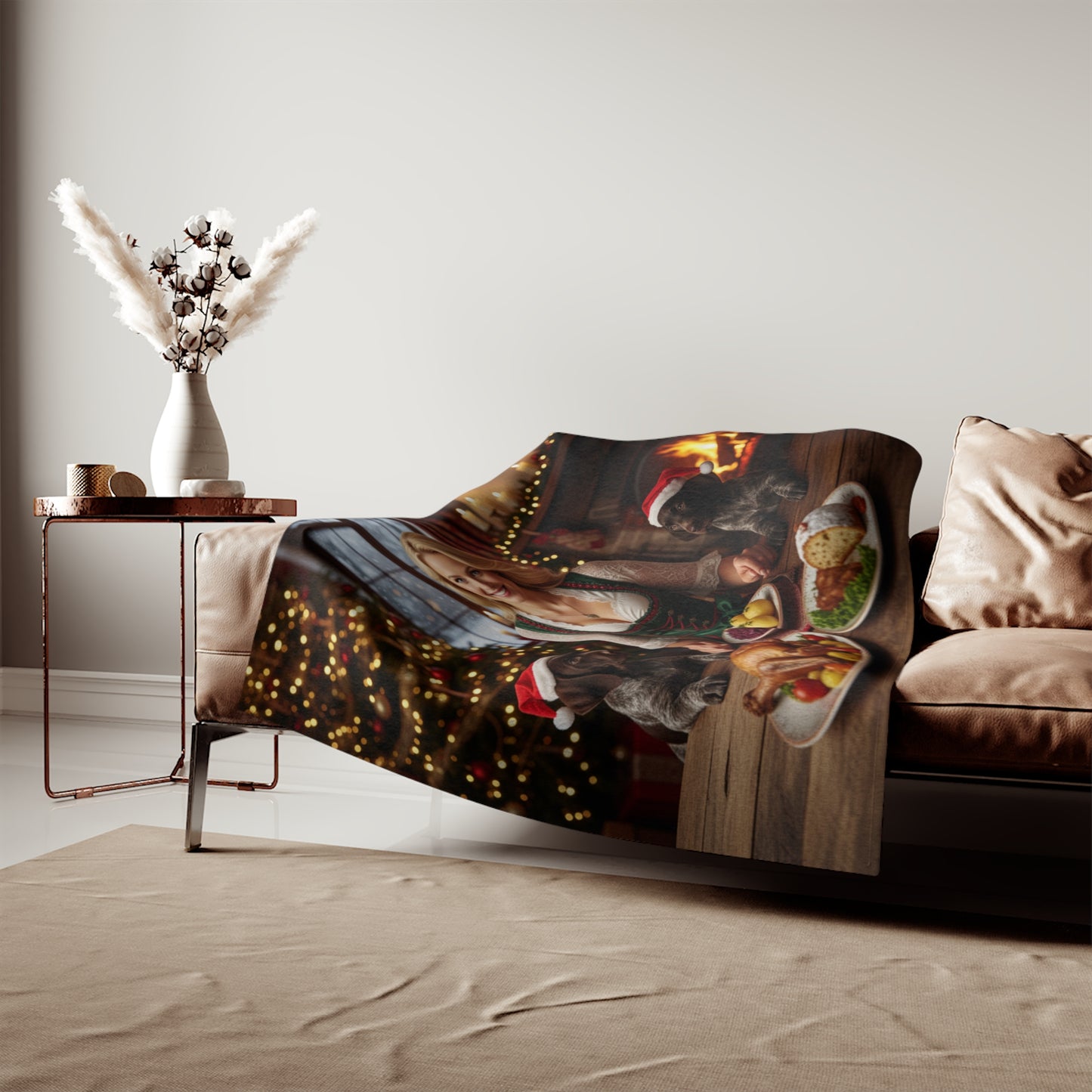 German Holiday Feast Blanket