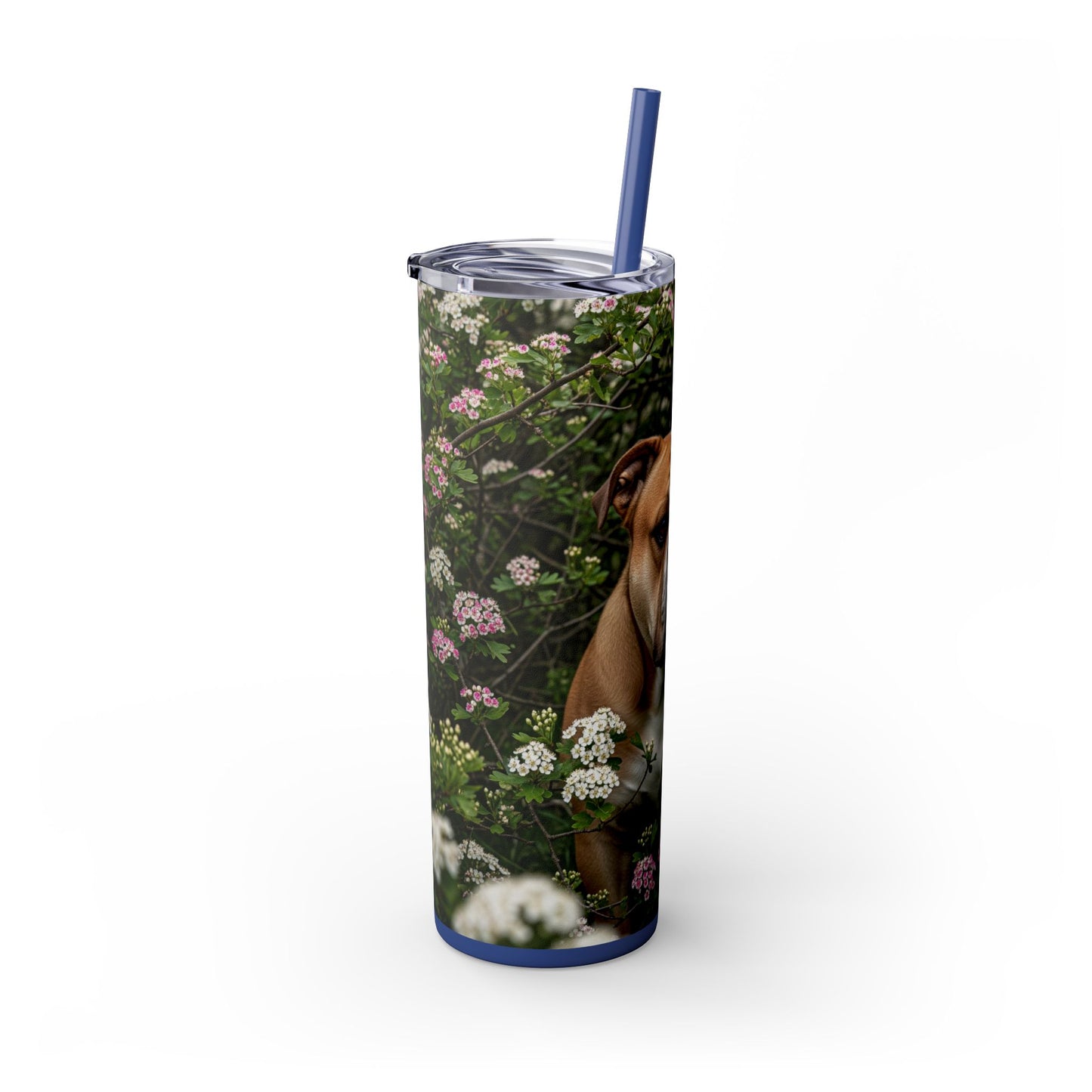 Olde English Bulldogge Tumbler with Straw, 20oz