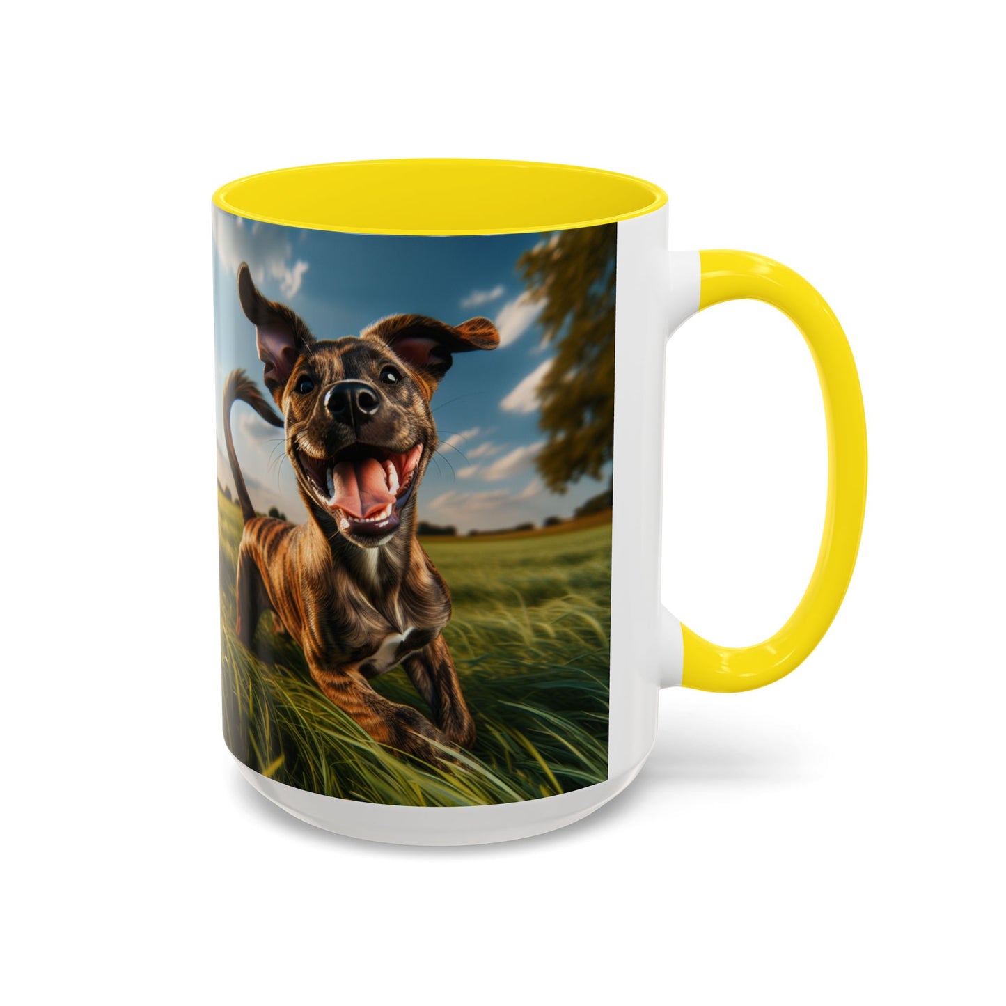 Treeing Tennessee Brindle Accent Coffee Mug - Perfect Gift for Dog Lovers