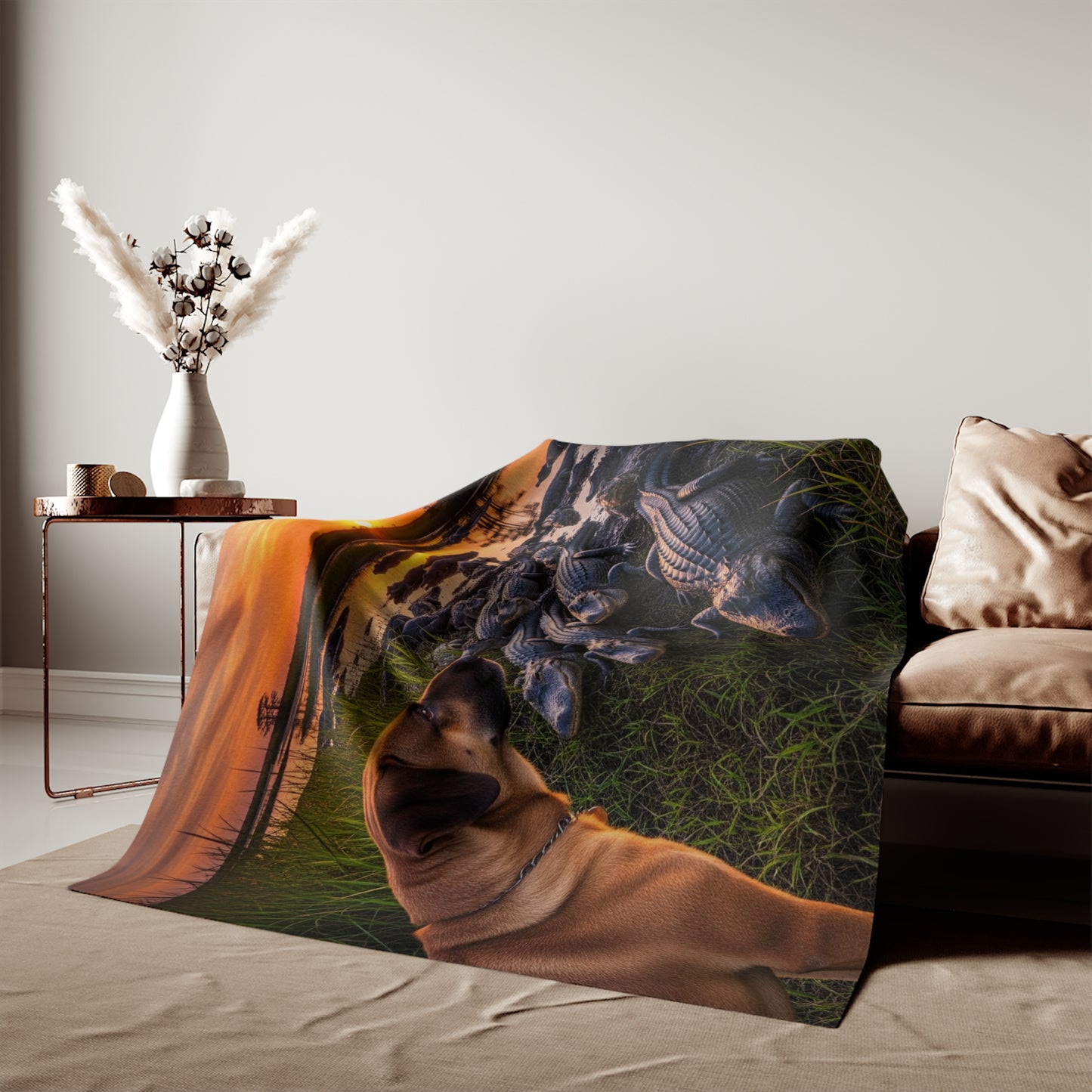 Black Mouth Cur Blanket