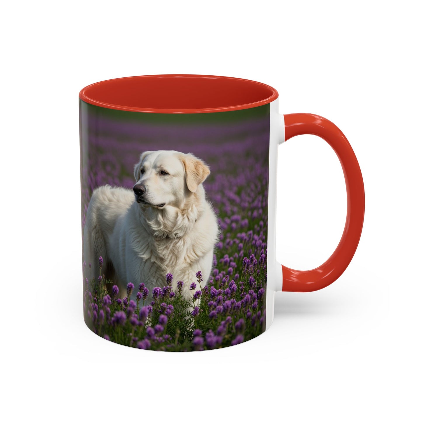 Taza de café con acento Kuvasz: regalo perfecto para los amantes de los perros