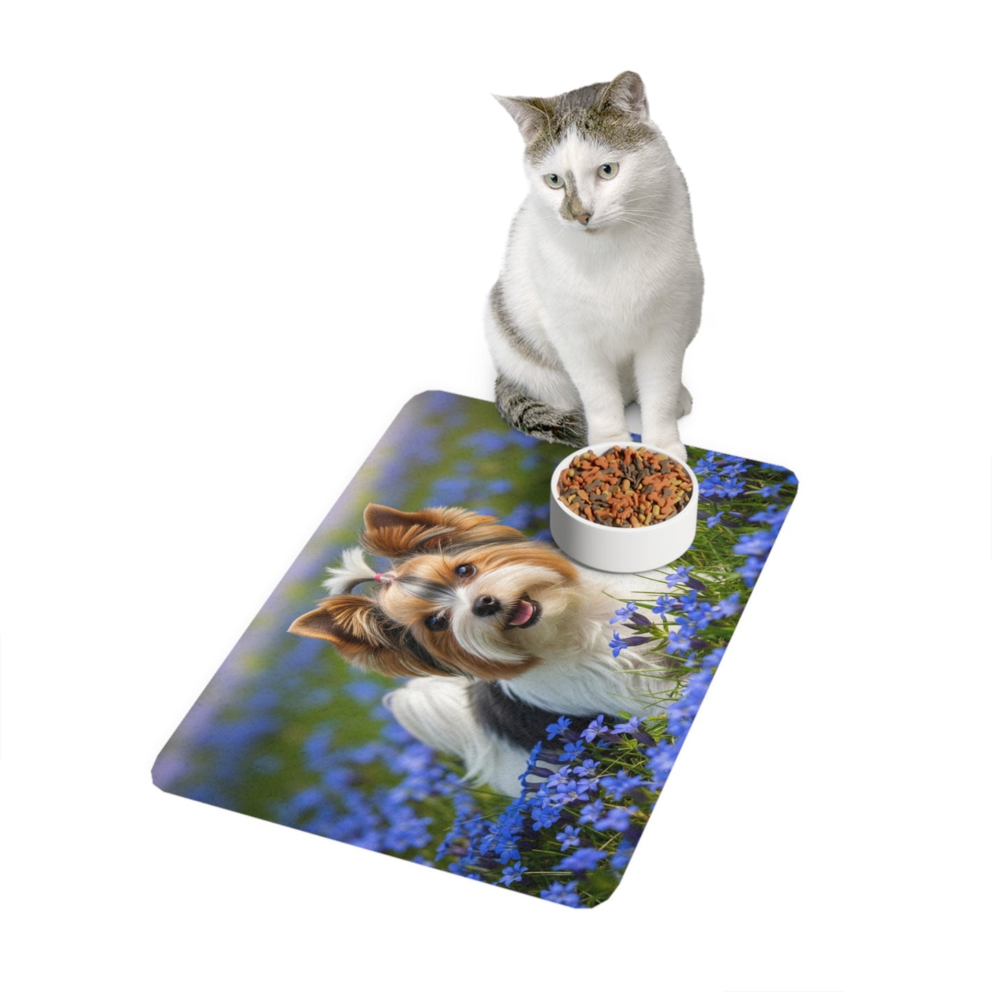 Pet Food Mat (12x18) - Biewer Terrier