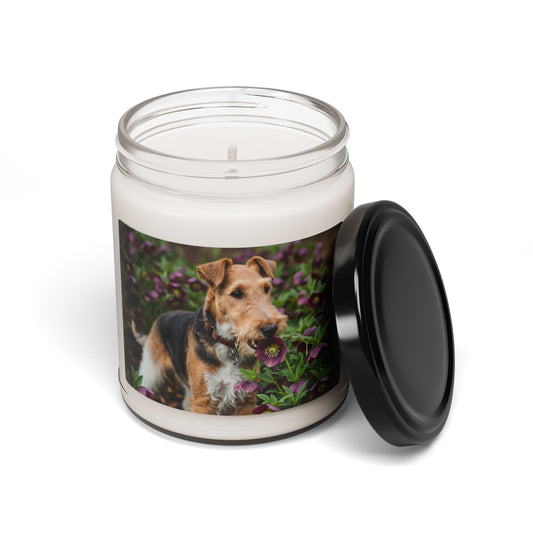 Wire Fox Terrier- Scented Soy Candle, 9oz