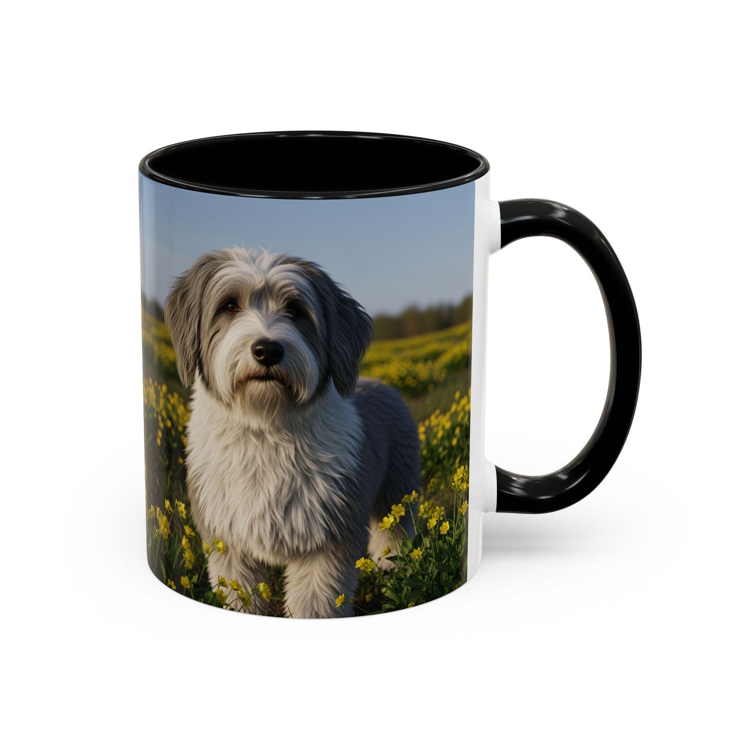 Taza de café con diseño de perro pastor polaco de las tierras bajas: el regalo perfecto para los amantes de los perros.