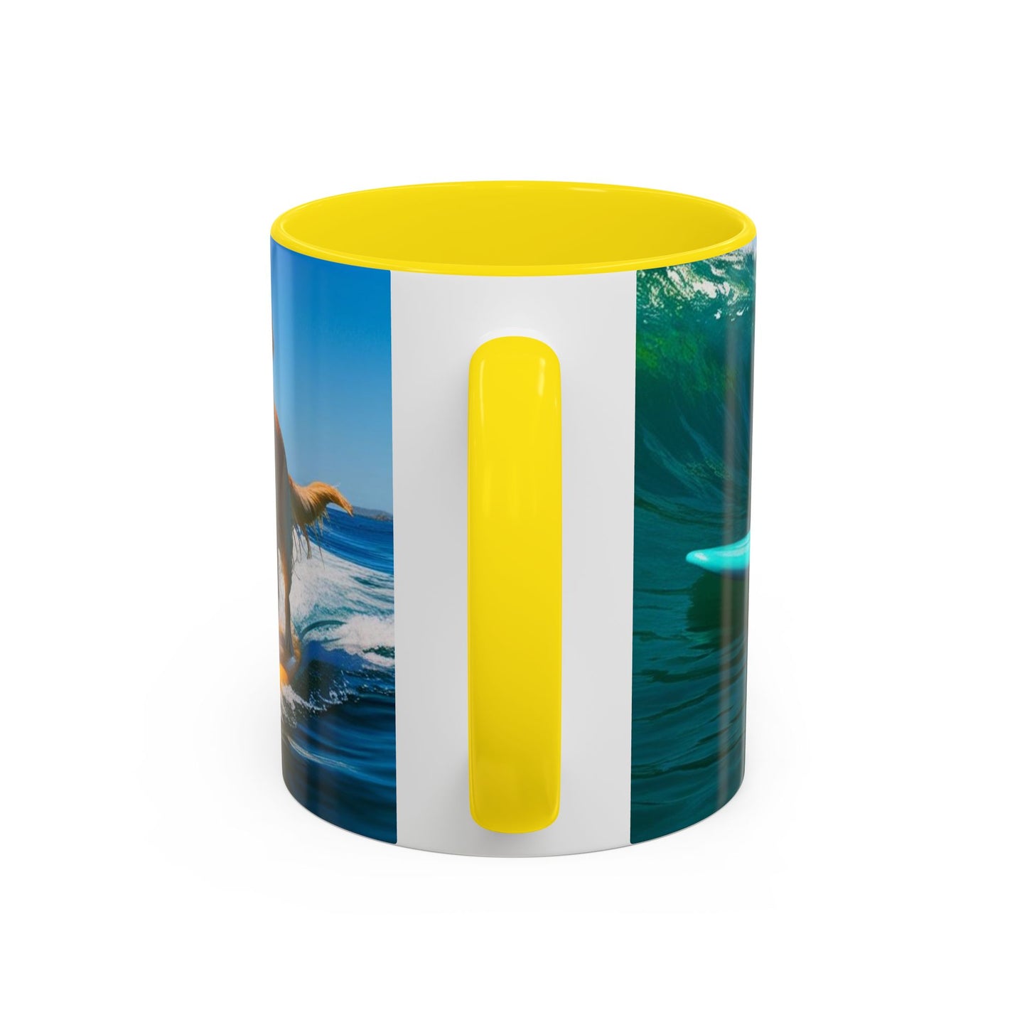 Mug à café Surf Dogs Accent - Cadeau idéal pour les amoureux des chiens