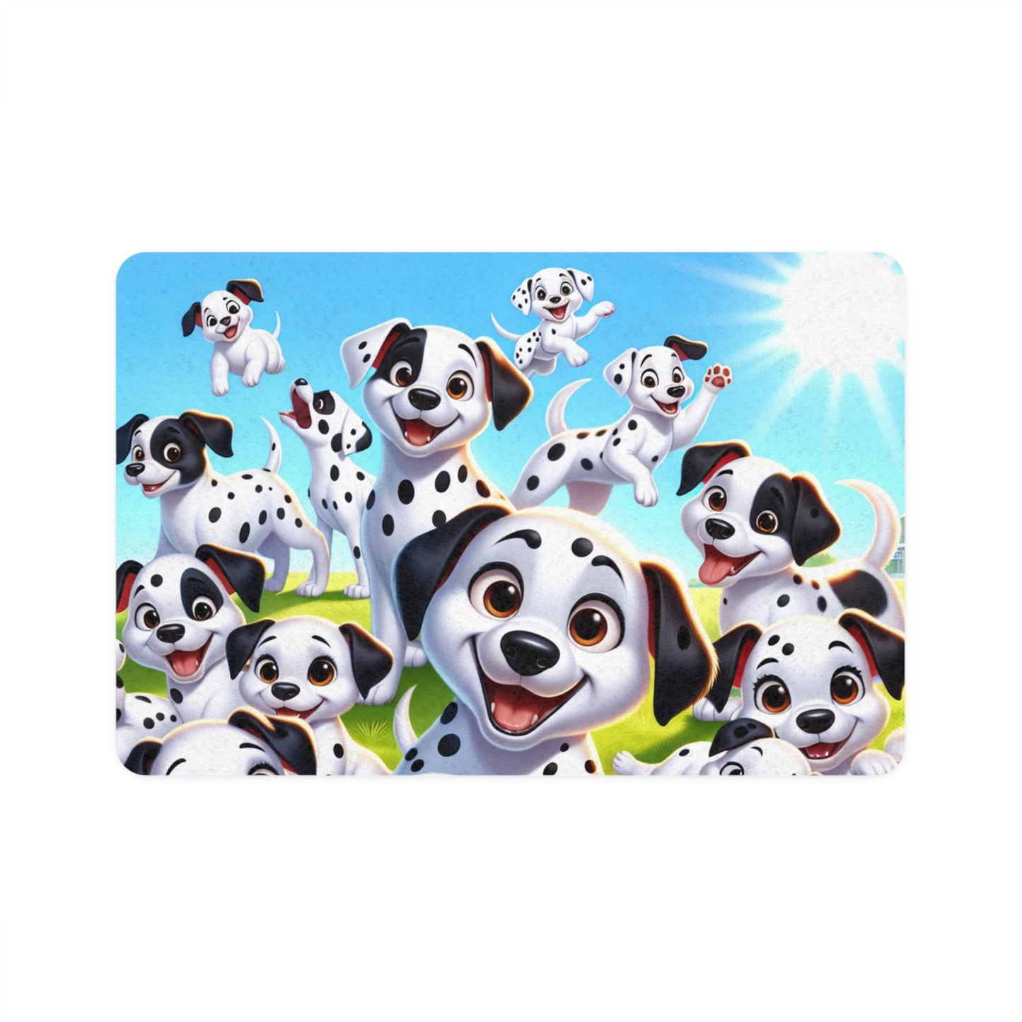 Pet Food Mat (12x18) - Dalmatian