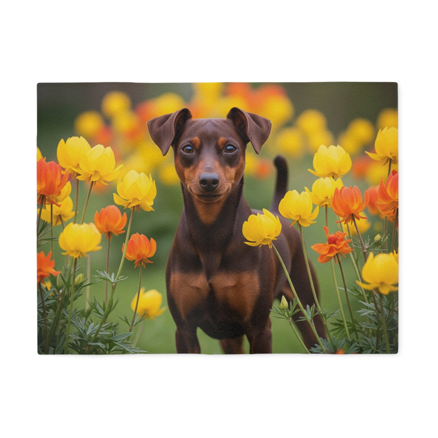 Miniature Pinscher Sweatshirt Blanket