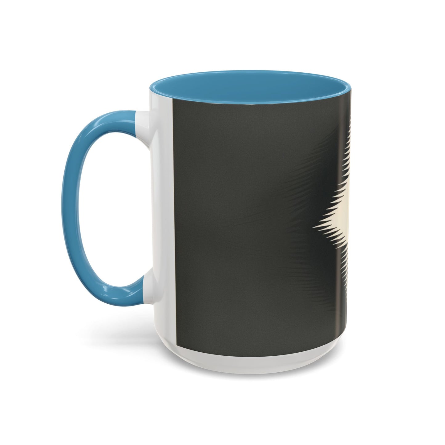 Optical Illusion Accent Mug – Ceramic Coffee Cup