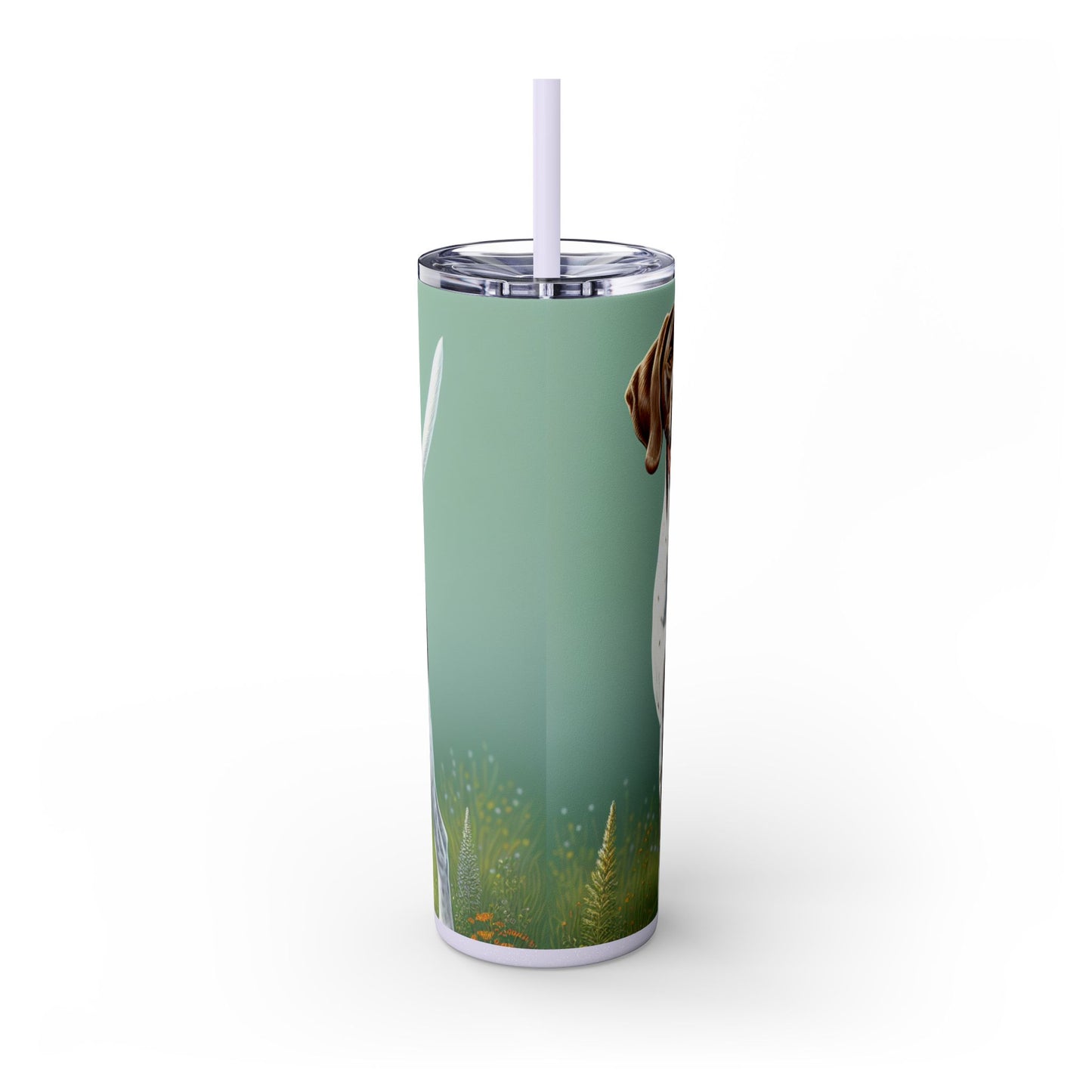 Pointer Skinny Tumbler with Straw, 20oz