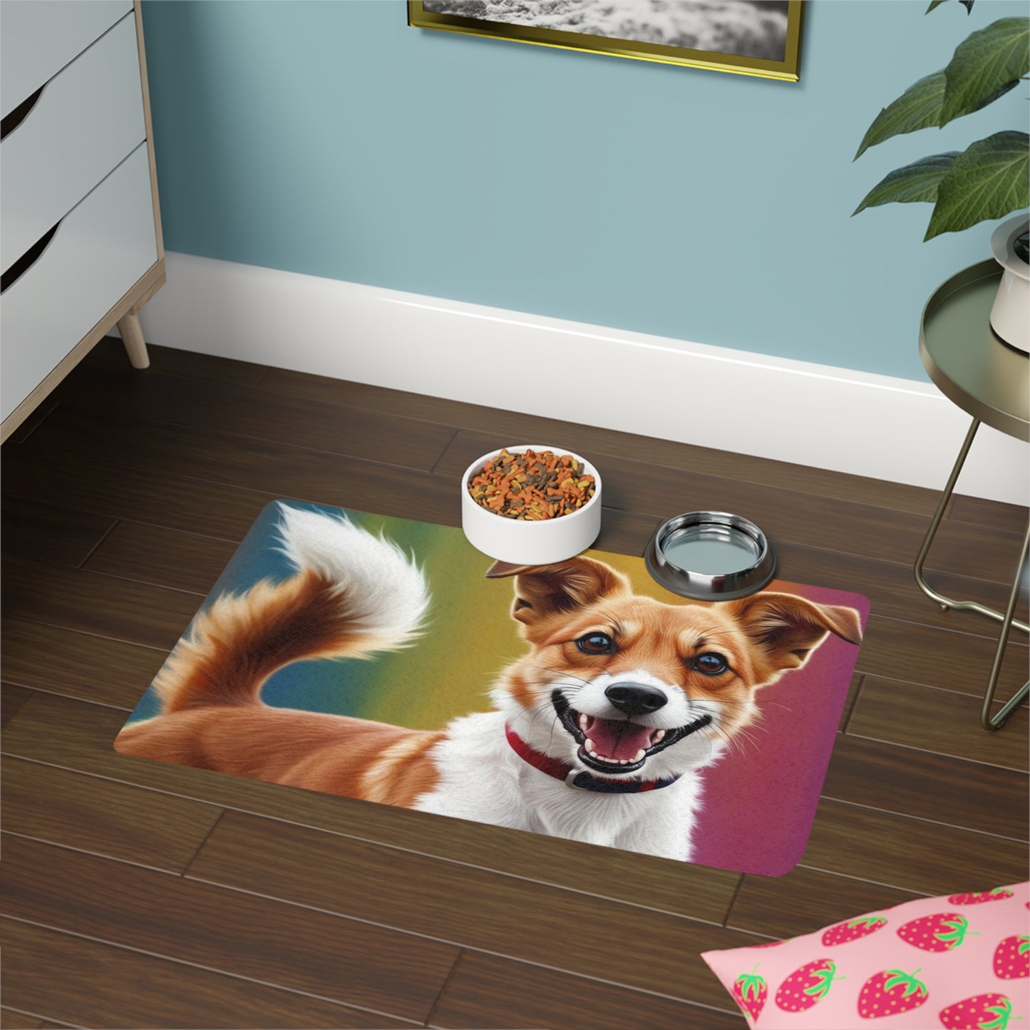 Pet Food Mat (12x18) - Fox Terrier