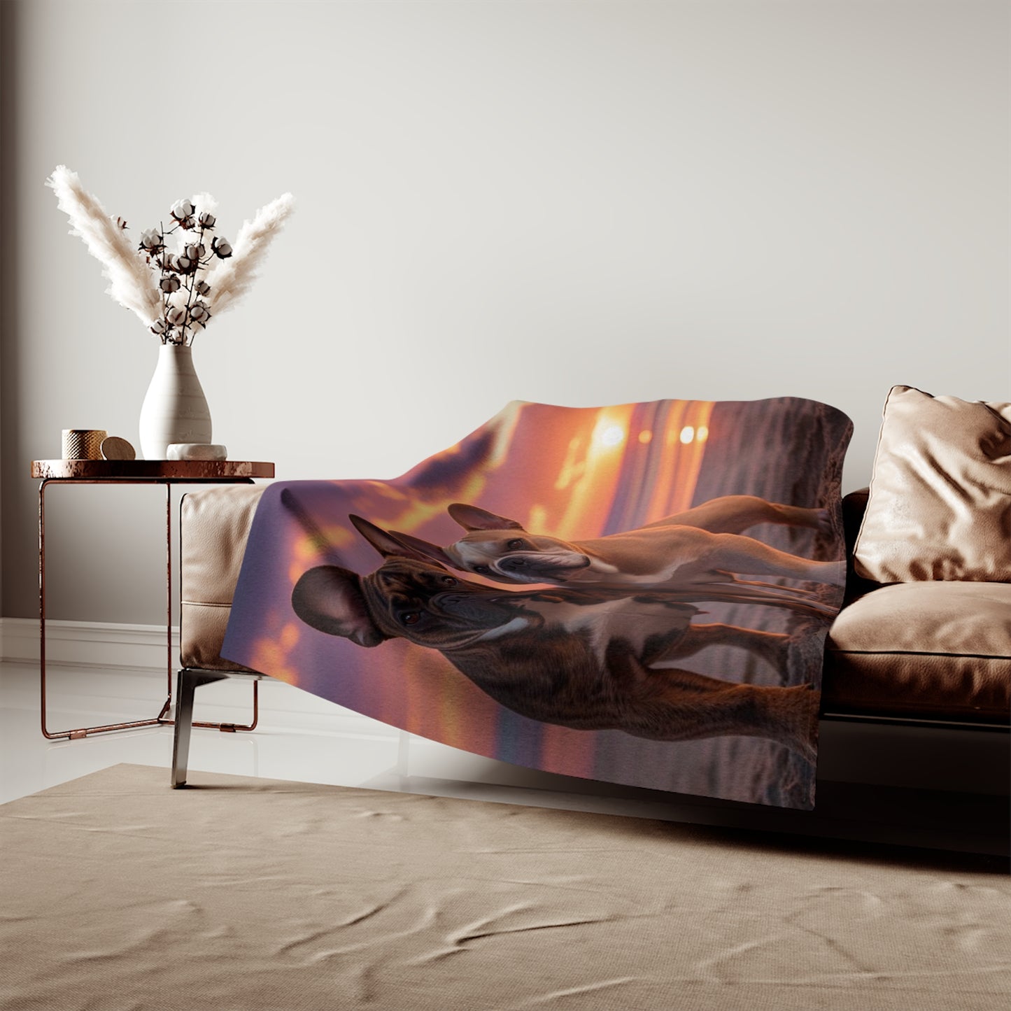 French Bulldog Love Sweatshirt Blanket