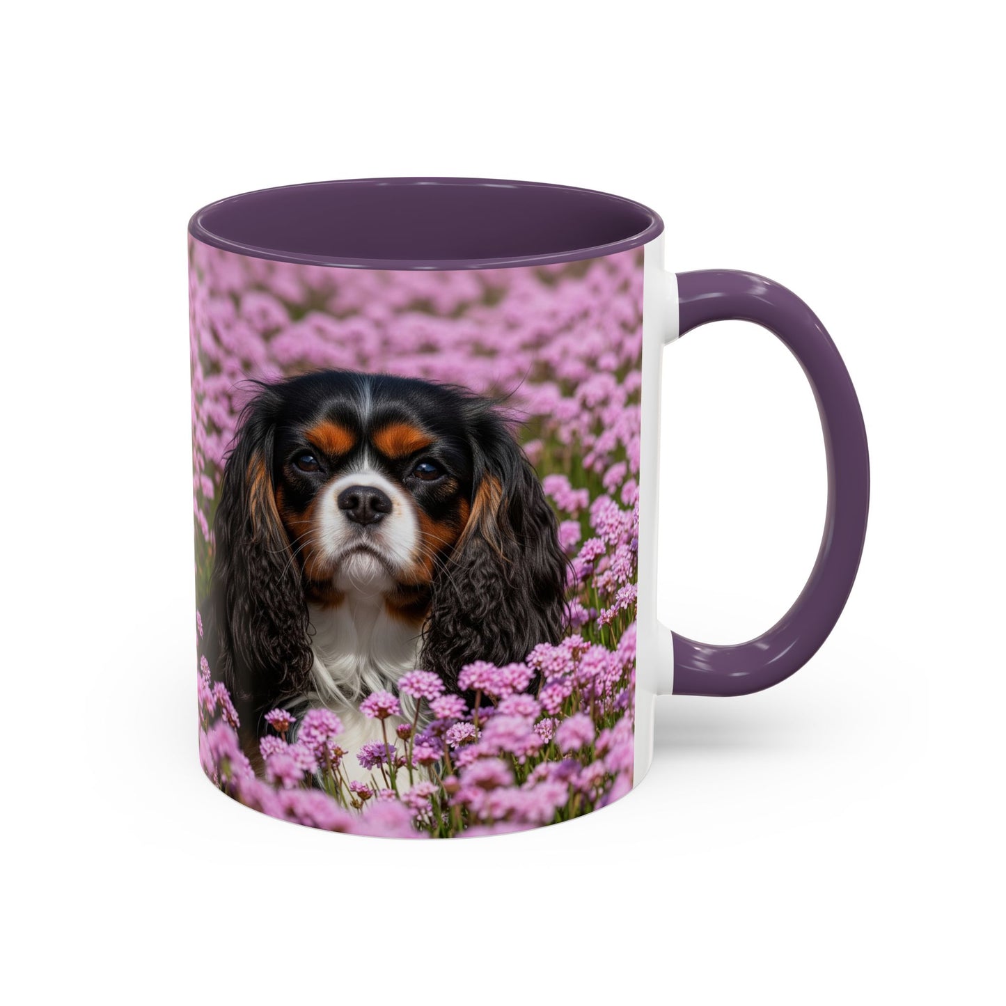 Taza de café con detalles de King Charles Spaniel: el regalo perfecto para los amantes de los perros.