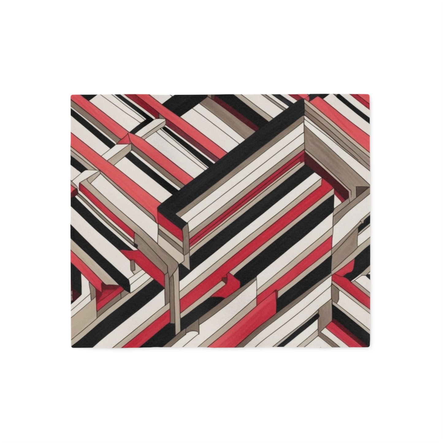 Sweat-shirt/couverture à illusion d'optique