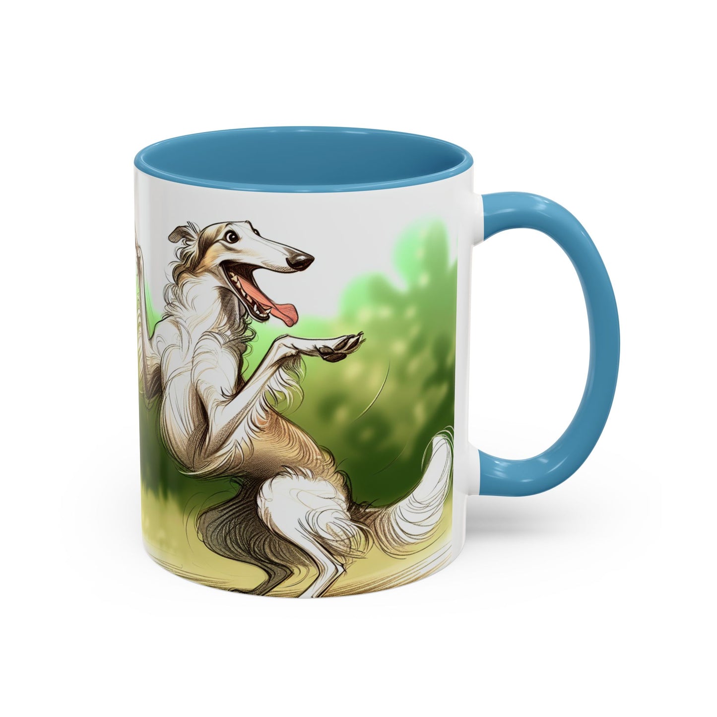 Borzoi Accent Coffee Mug - Perfect Gift for Dog Lovers
