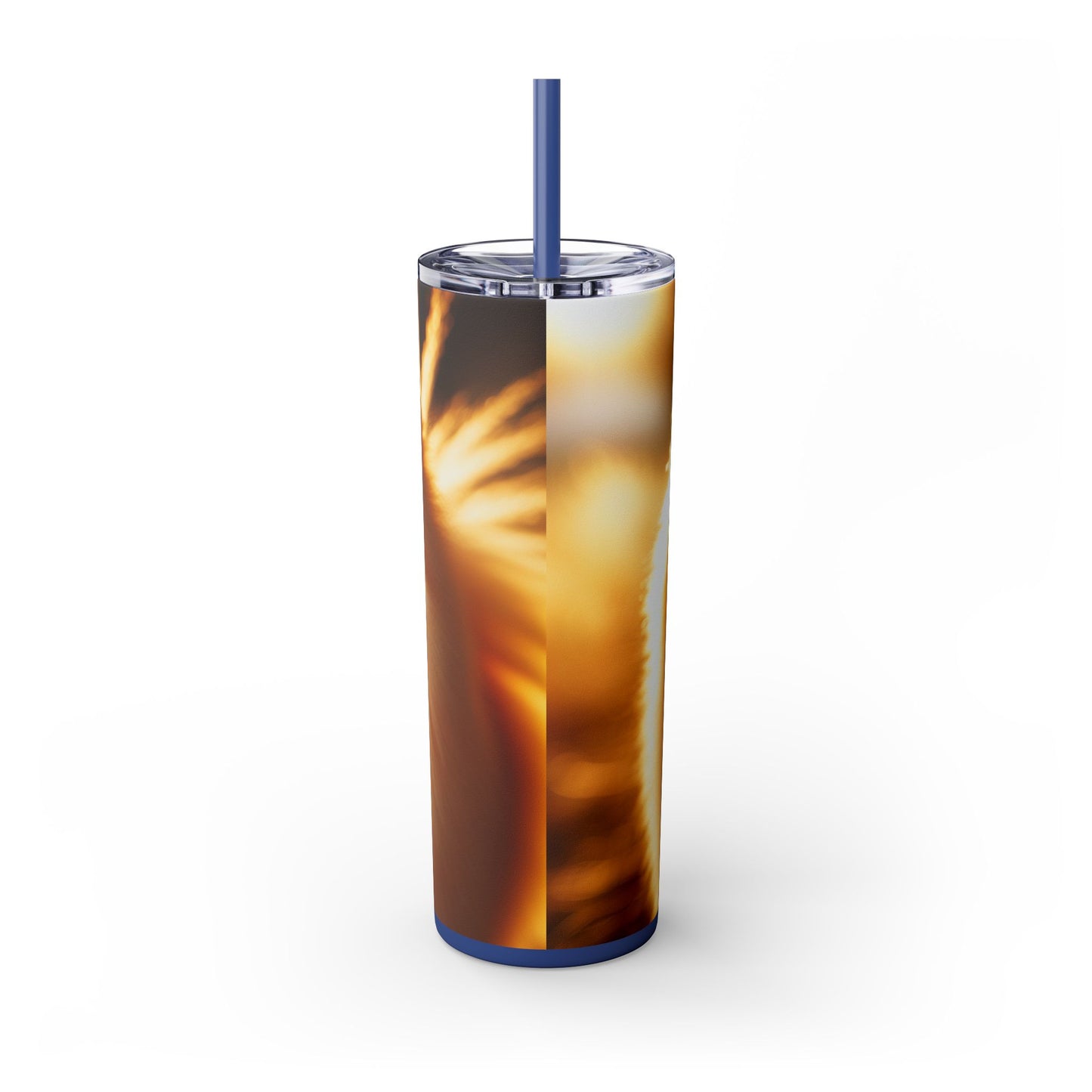 Pomeranian Skinny Tumbler with Straw, 20oz